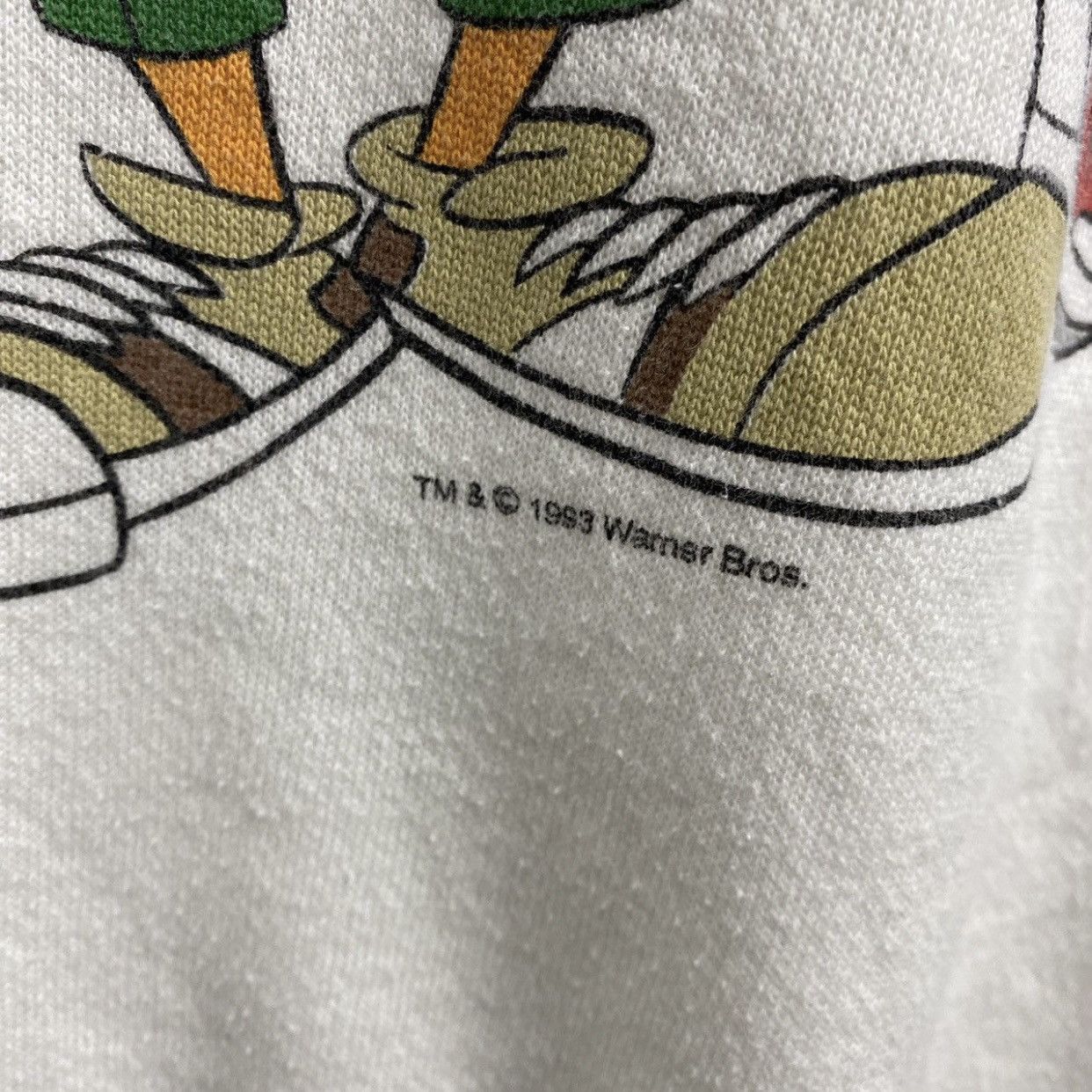 Warner Bros 1993 Looney Tunes Hip Hop Graphic Crewneck Sweatshirts Size US XL / EU 56 / 4 - 6 Thumbnail