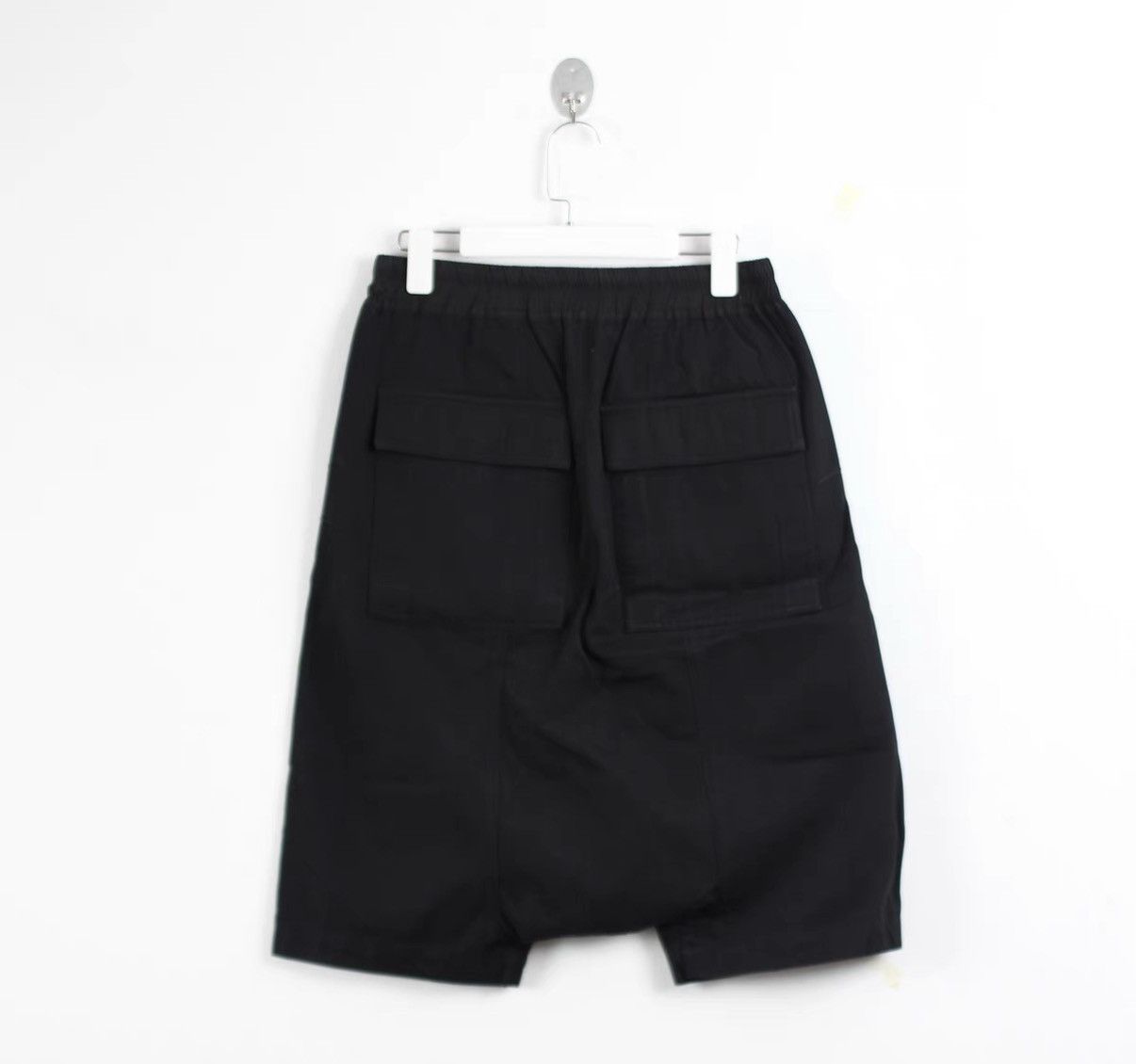 Rick Owens RO Mainline Black Embroidered Pleated Drop-Crotch Pants Size US 36 / EU 52 - 3 Thumbnail