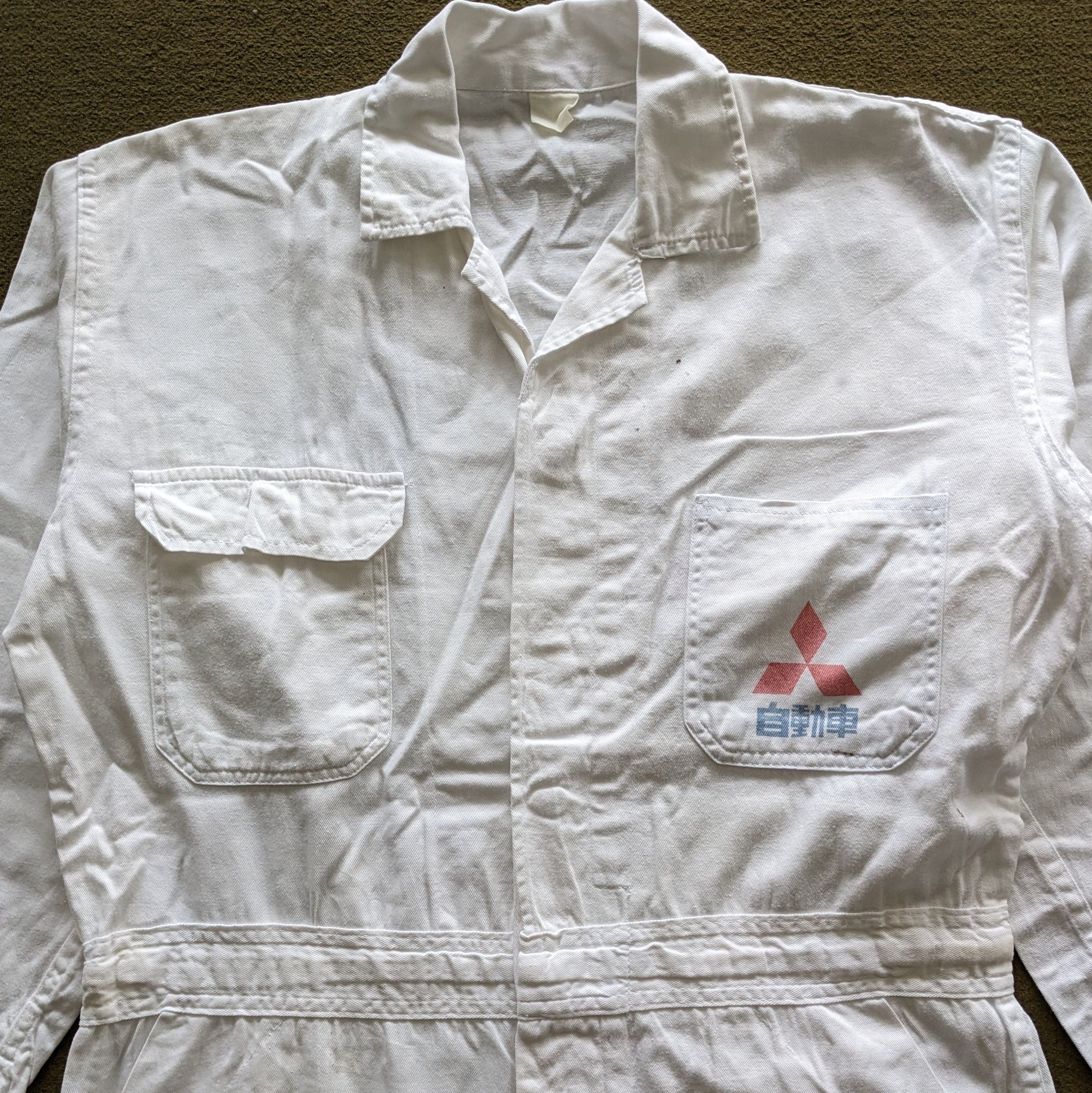 Japanese Brand Vintage MITSUBISHI RALLI ART Racing Custom Coverall Jacket Size US M / EU 48-50 / 2 - 4 Thumbnail