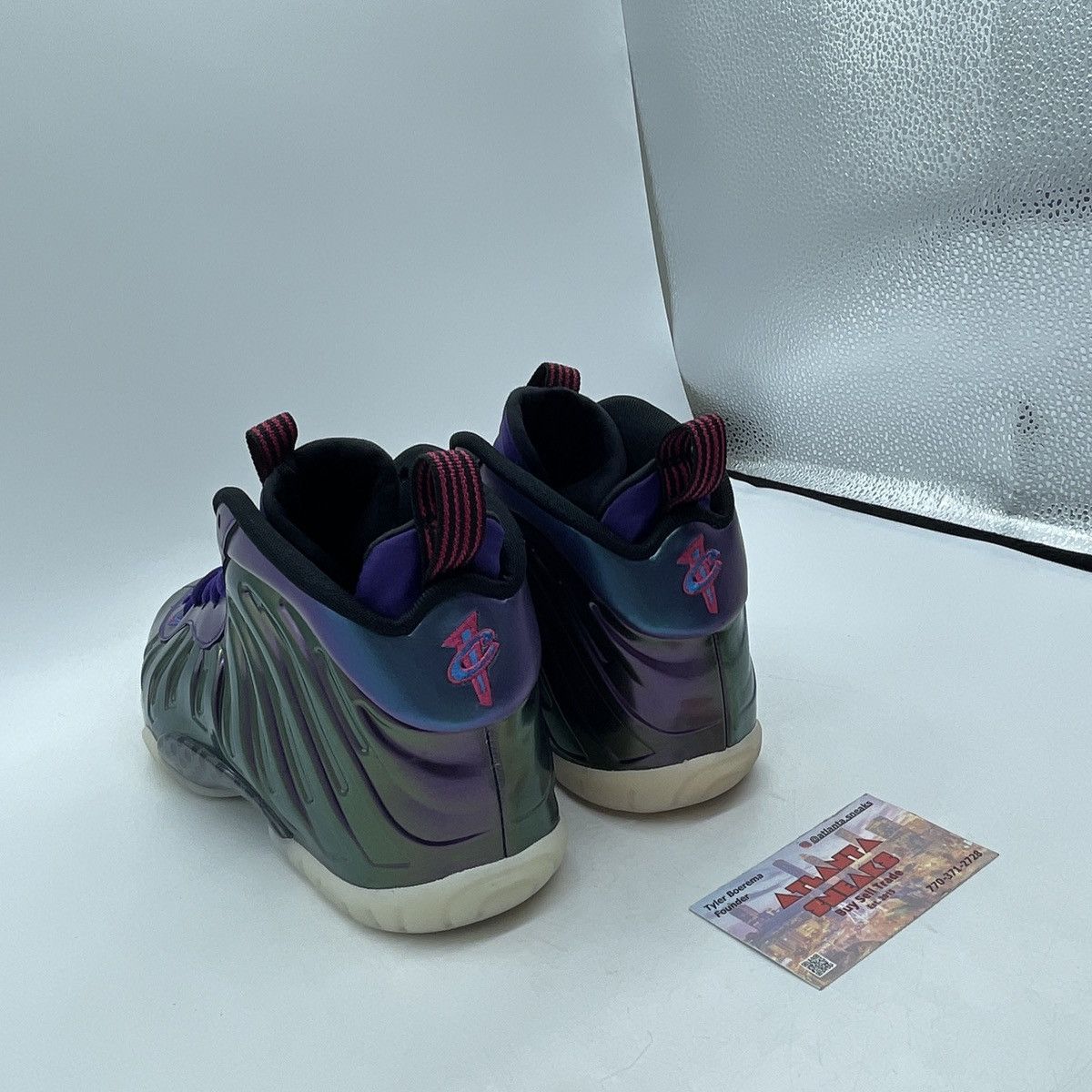 Nike Little posite one iridecent purple Size US 6.5 / EU 39-40 - 4 Thumbnail