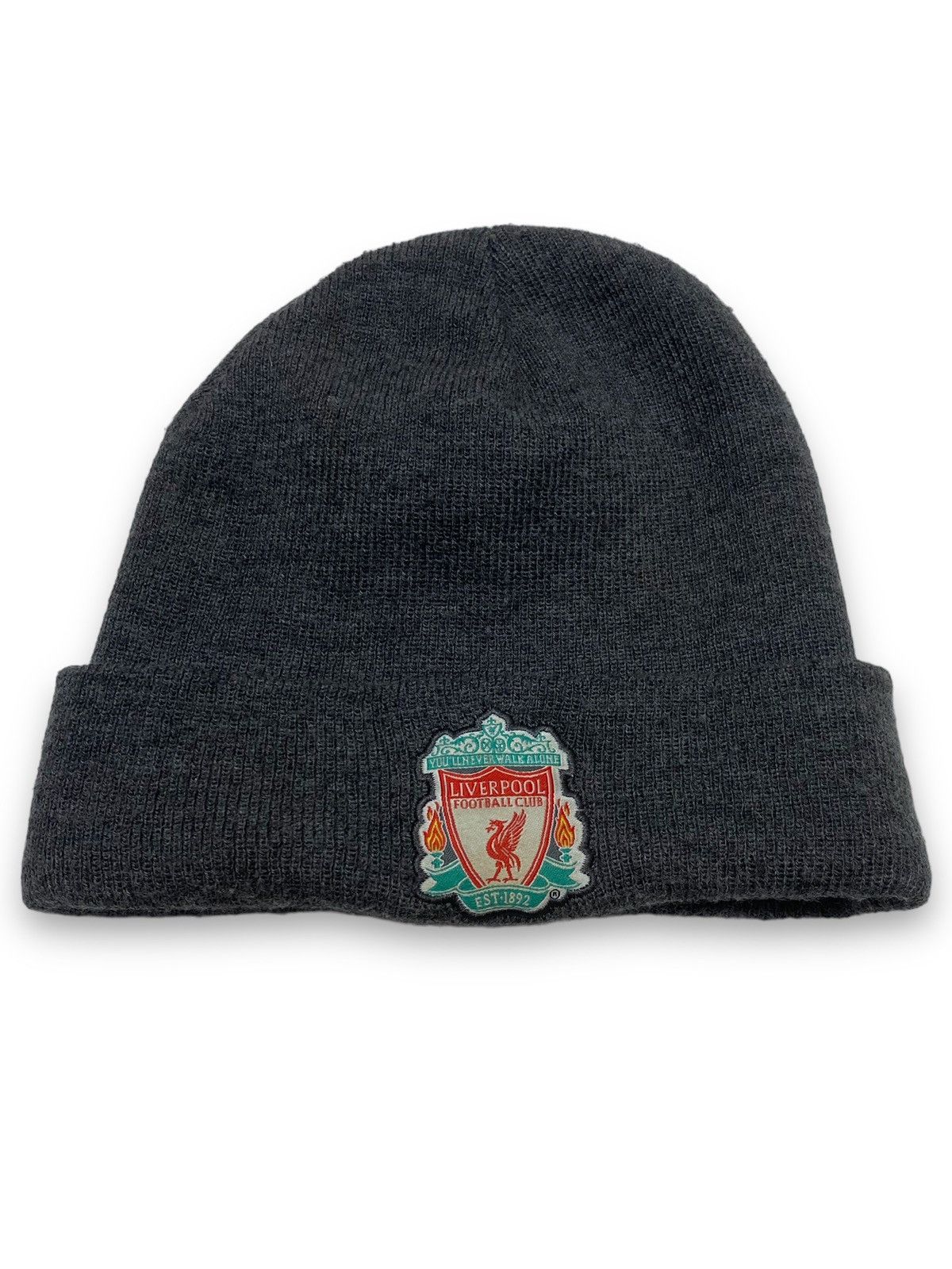 Vintage Vintage LIVERPOOL Grey Patch Logo Beanie Hat Football Y2k Size ONE SIZE - 1 Thumbnail