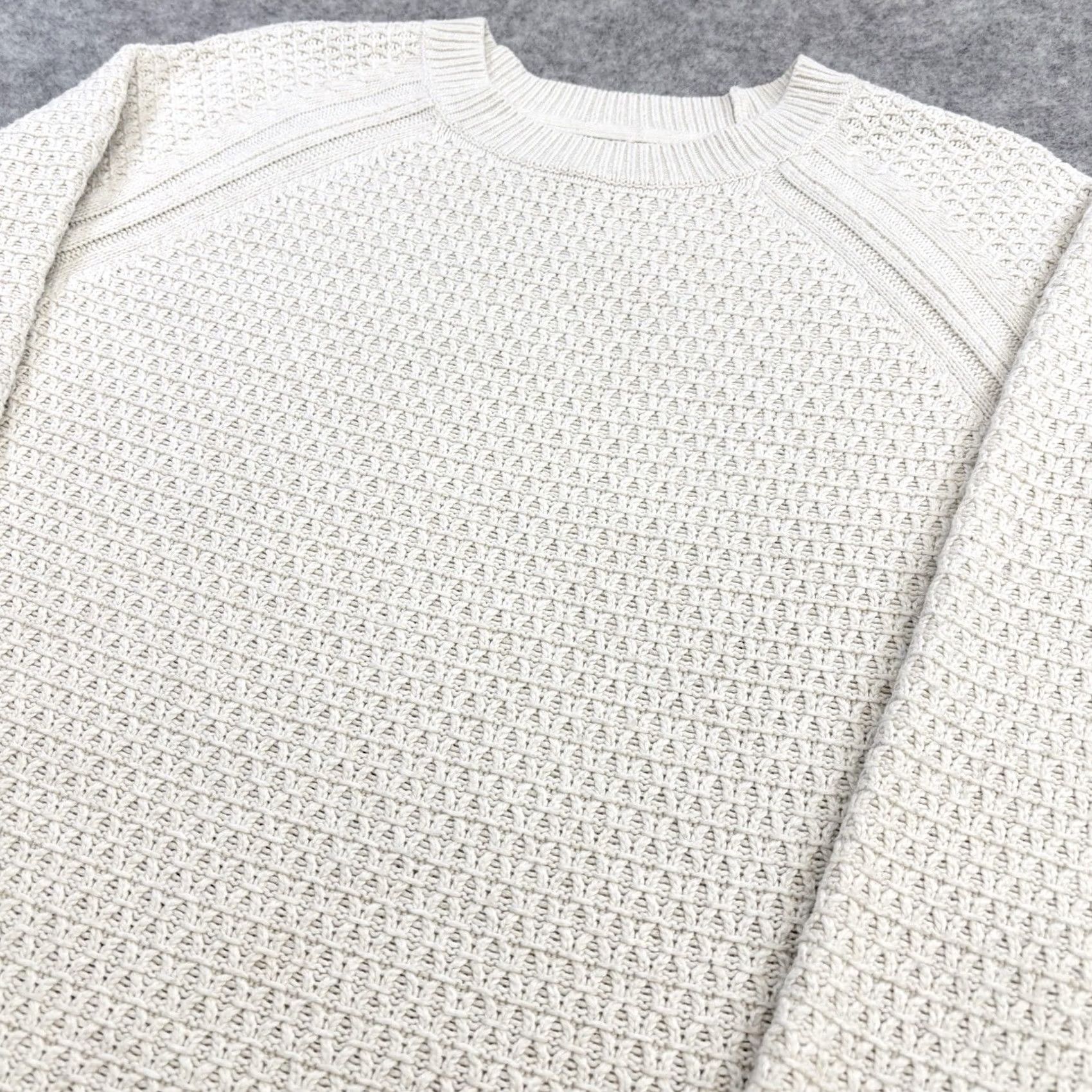 FatFace Fat Face Jumper UK18 Womens Ivory Long Sleeve Knit Pullover Patterned Crew Neck Size XXL / US 16-18 / IT 52-54 - 3 Thumbnail