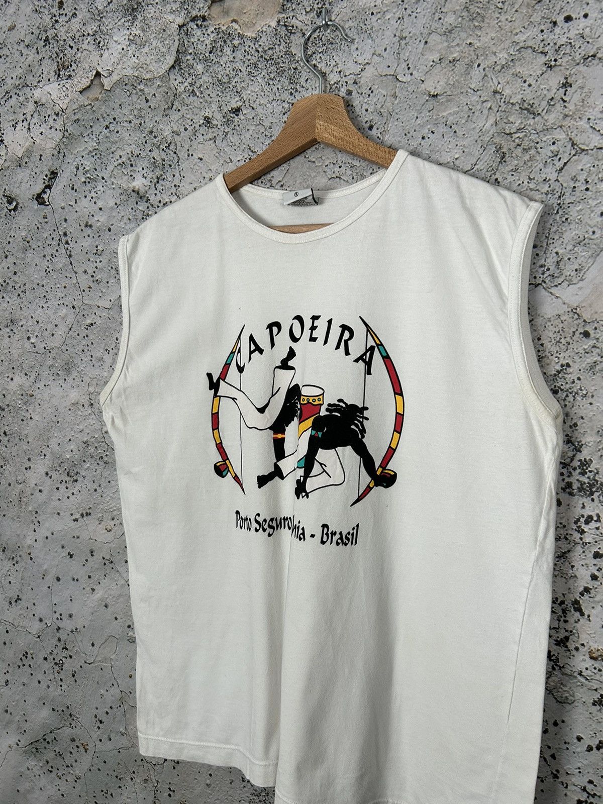 Other Vintage Brasil Capoeira Tank Top 90s Streetwear Hype Size US M / EU 48-50 / 2 - 2 Thumbnail