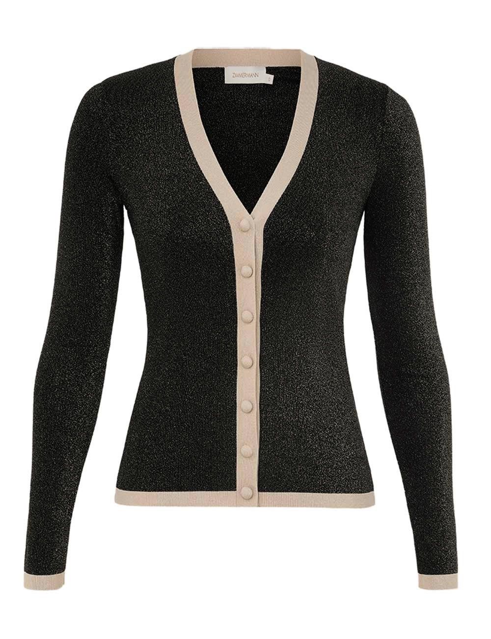 Zimmermann oc11z0825 Illustration Metallic Cardigan in Multicolor Size XS / US 0-2 / IT 36-38 - 1 Thumbnail