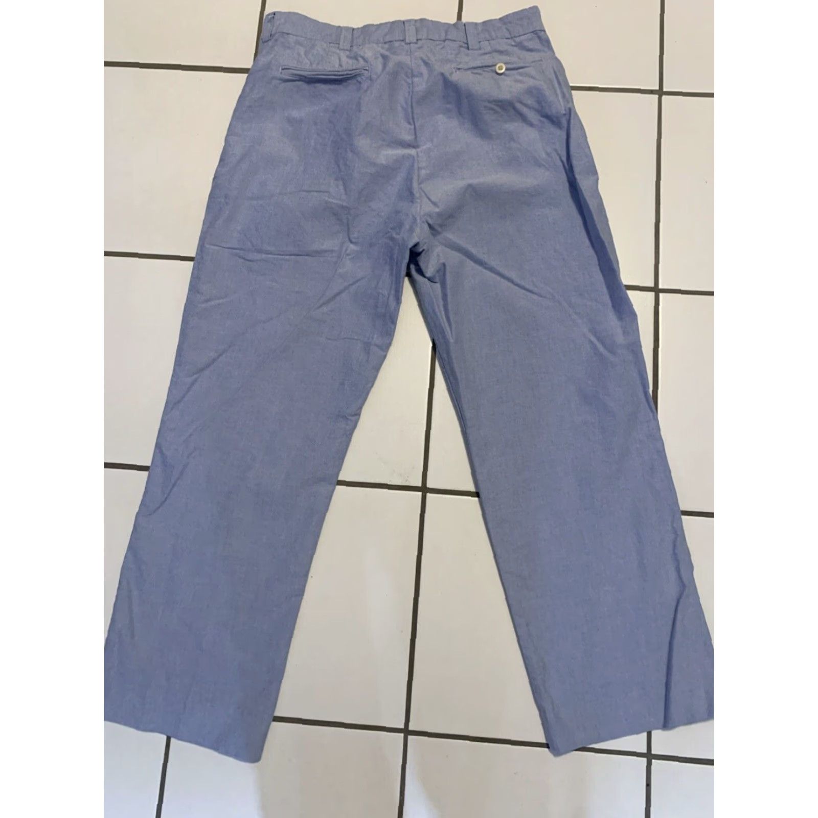 Polo Ralph Lauren Polo Ralph Lauren Chino Pants Mens 36x32 Classic Fit Straight Leg Cotton Blue Preppy Casual Size US M / EU 48-50 / 2 - 2 Thumbnail