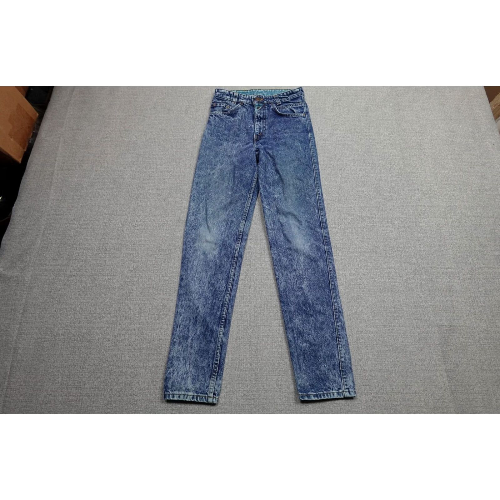 Levi's VINTAGE Levi’s 525 Jeans Womens 26x30 Blue Acid Wash High Waist Tapered 90s Damen Womens Jeans 26in 30in Blue Acid Wash 5-Pocket Denim Stretch? Size 26" / US 2 / IT 38 - 4 Thumbnail