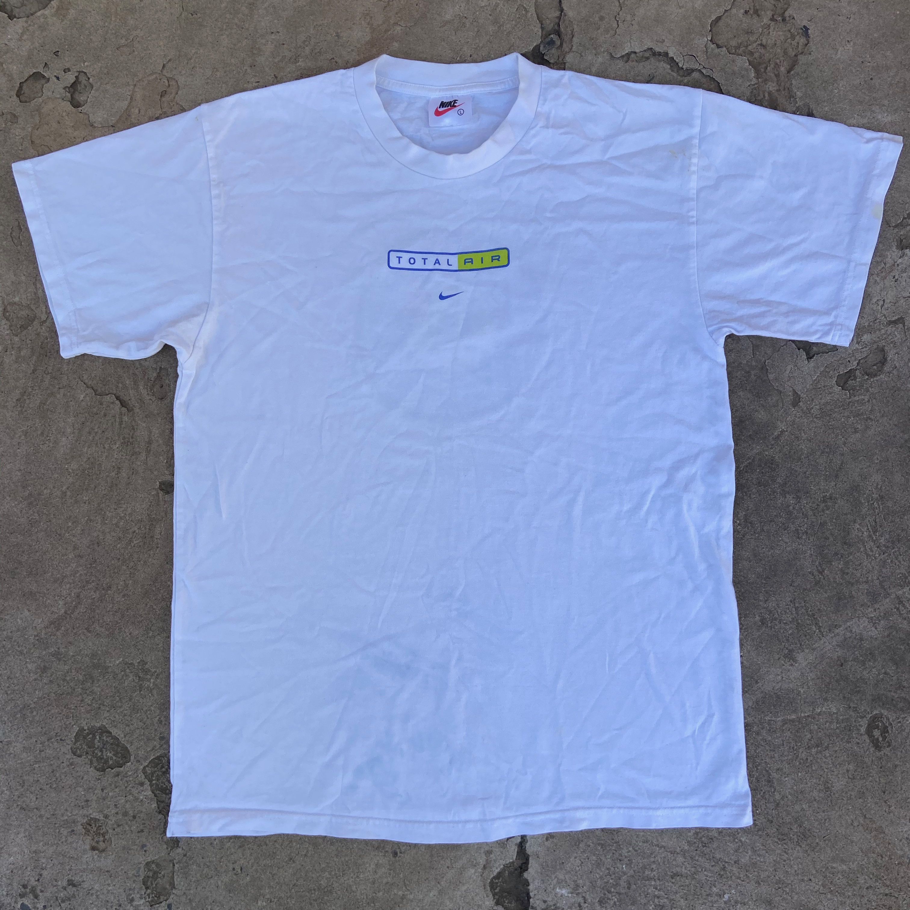 Nike NIKE TL AIR 1995 ULTRA RARE ARCHIVE TOTAL AIR TEE - № 358 Size US L / EU 52-54 / 3 - 3 Thumbnail