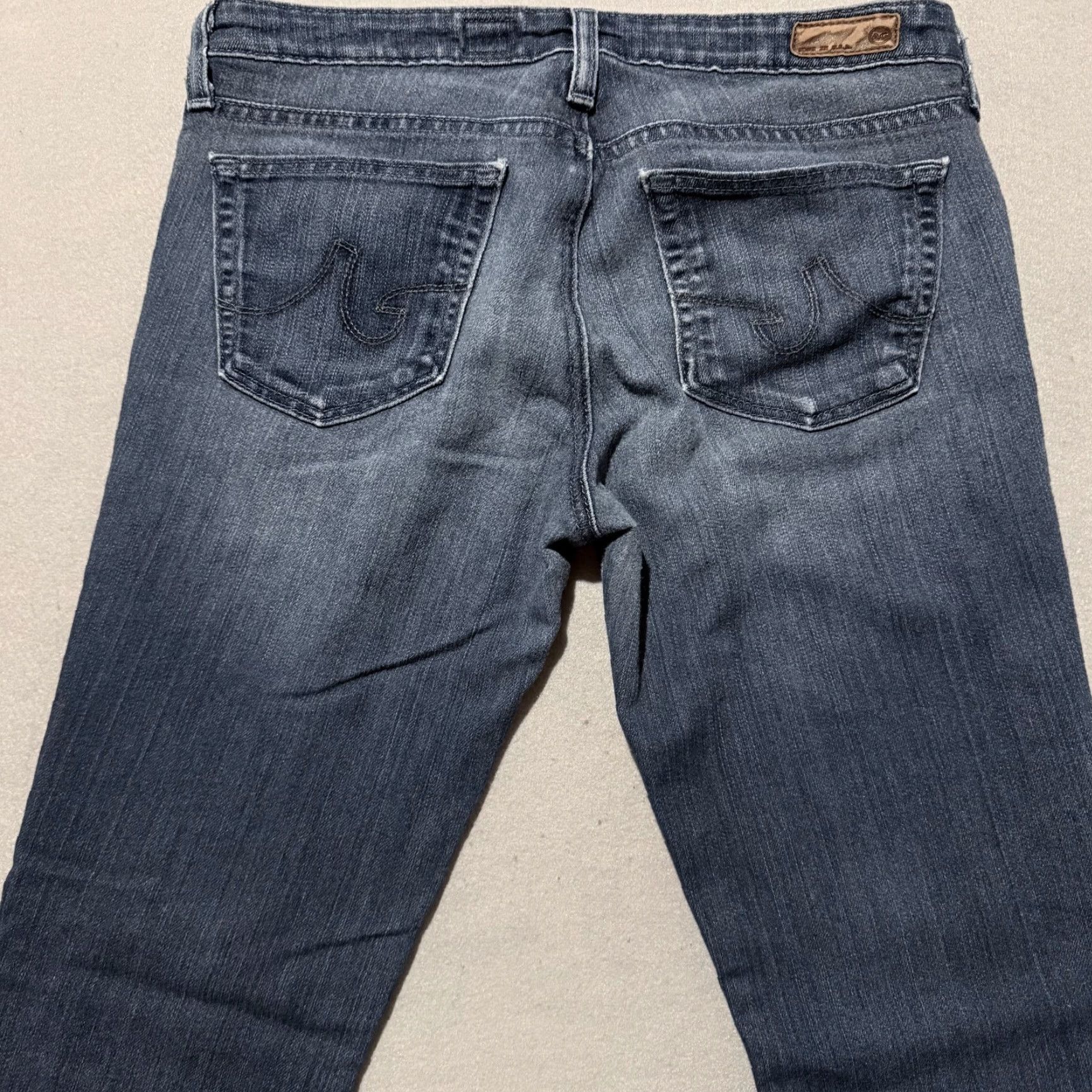 Denime AG Adriano Goldschmied Jeans Women's Blue Denim Slim Straight USA Made 27 Jeans Slim 5-Pocket Design Women's USA Made Blue 27 Size 27" / US 4 / IT 40 - 4 Thumbnail