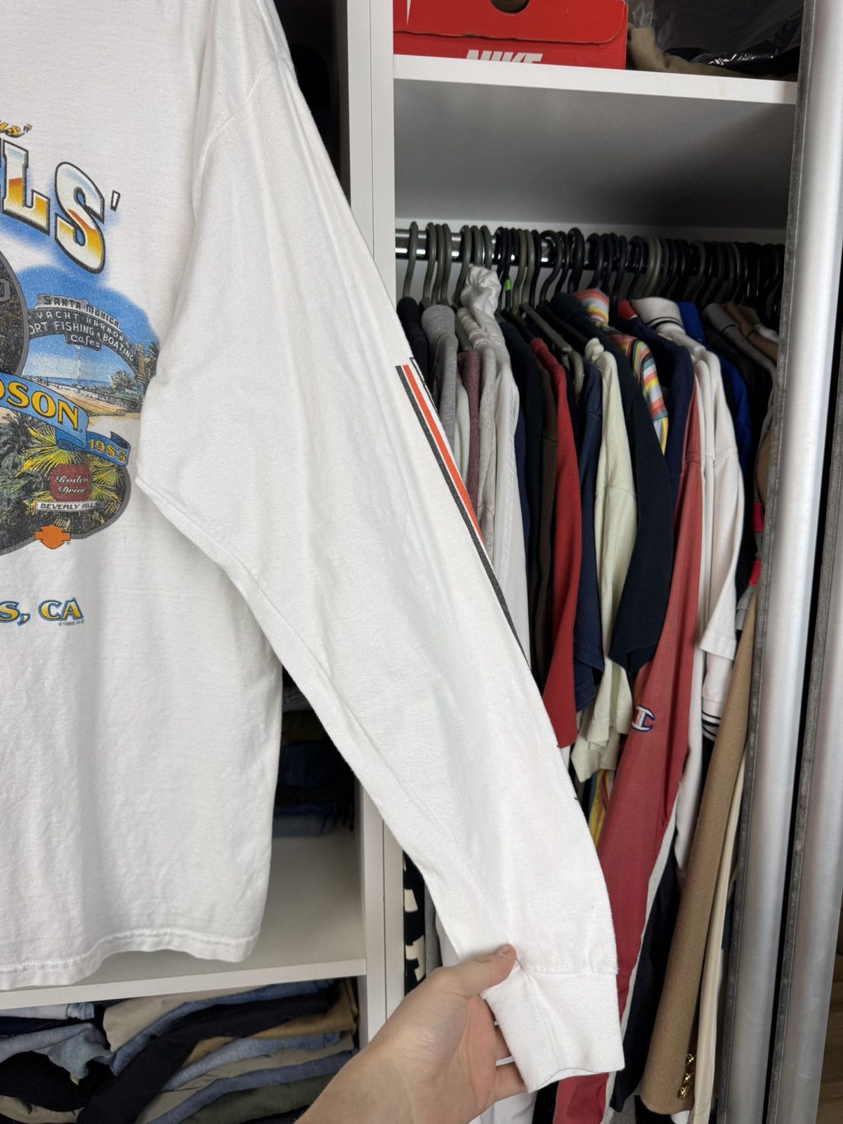 Harley Davidson Vintage 1999 Harley Davidson Racing Long Sleeve T-Shirt Size US XL / EU 56 / 4 - 22 Thumbnail