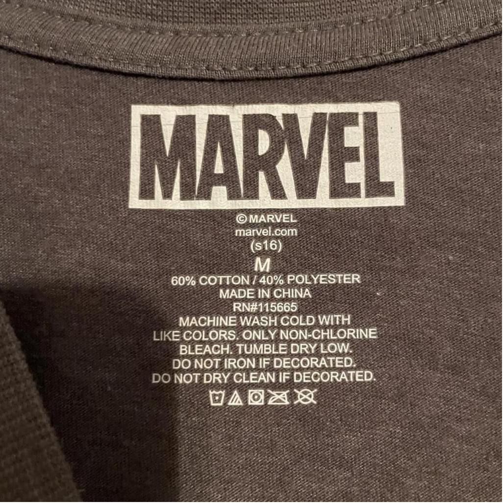 Marvel Comics Deadpool Distressed Logo Men's T-shirt | Grailed