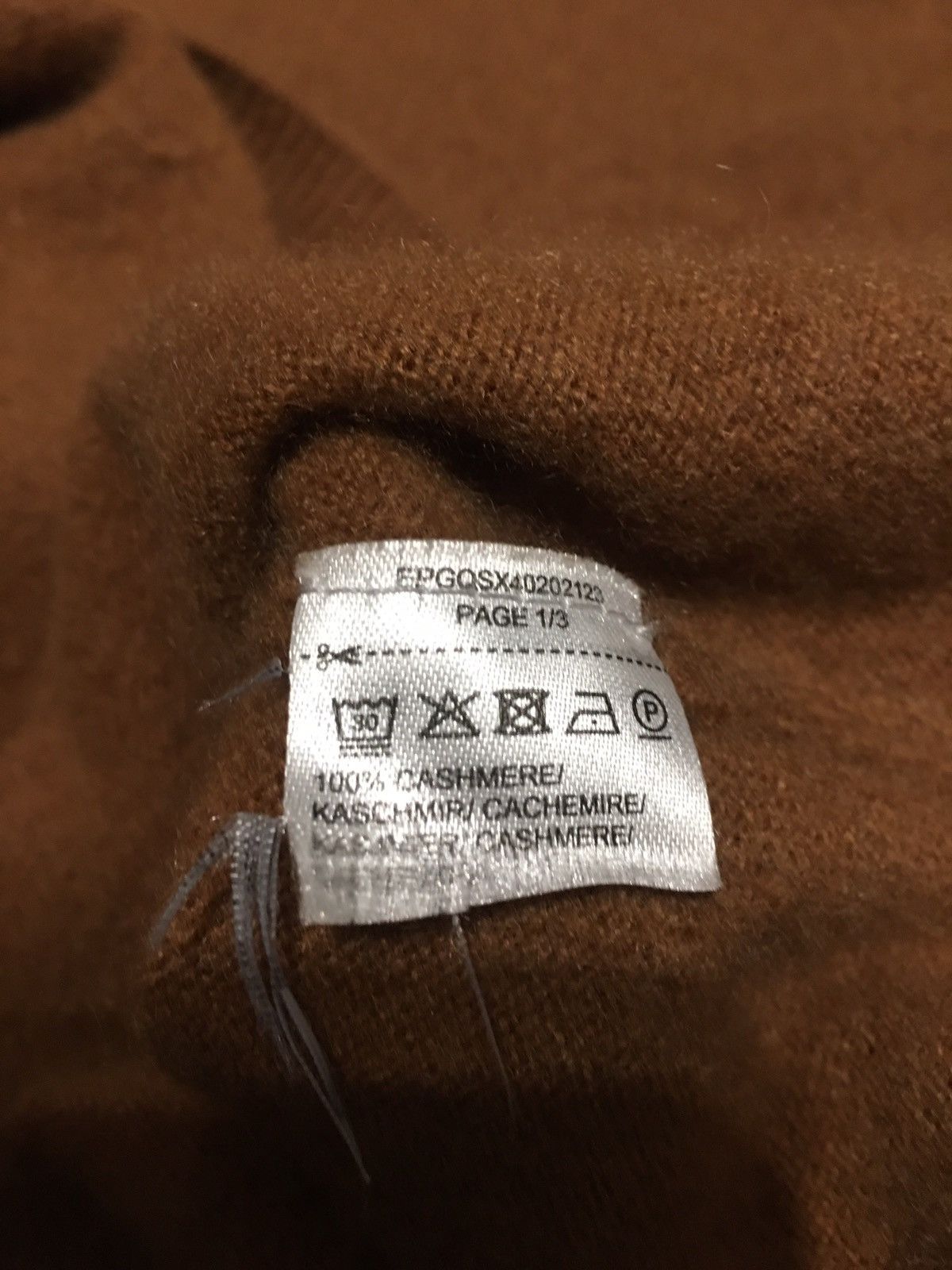 Designer GALERIA Cashmere V-neck Sweater Jumper Size EU36 / S Size S / US 4 / IT 40 - 8 Thumbnail