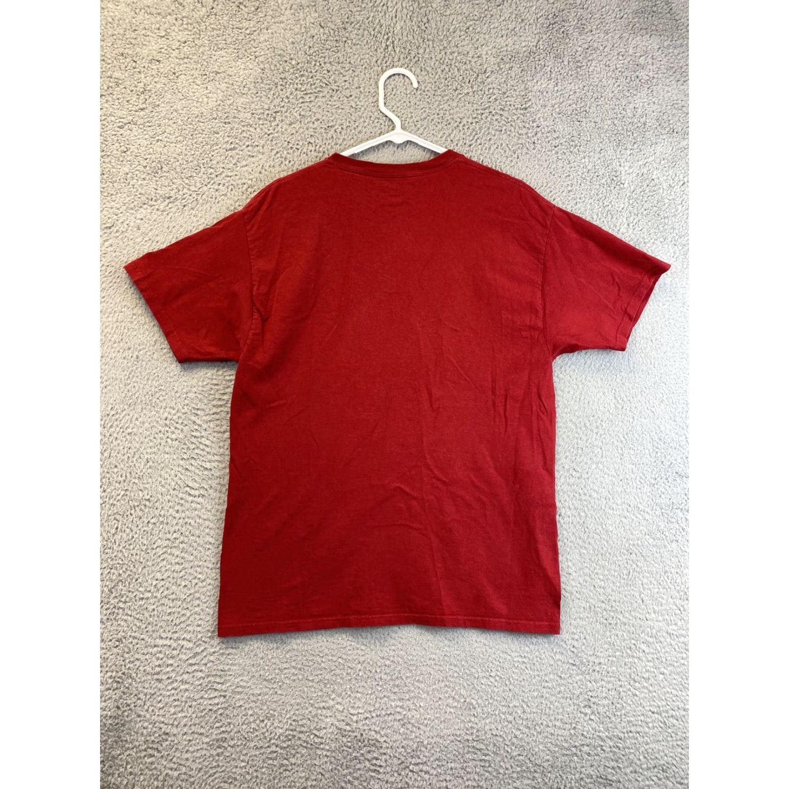 Champion VINTAGE Champion Arkansas Razorbacks Football T-Shirt L Red 90s Graphic Mens Size US L / EU 52-54 / 3 - 8 Thumbnail