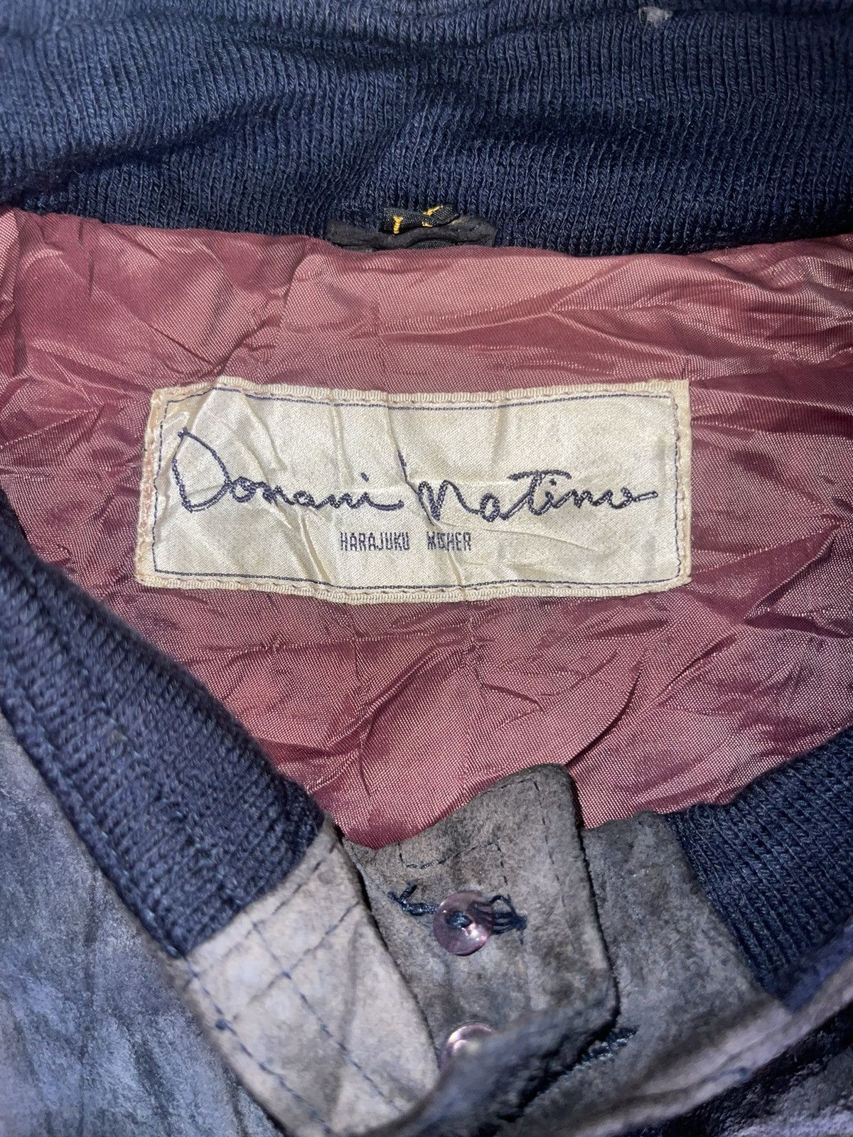 Japanese Brand Vintage 90s Donani Matino Harajuku Leather Jacket Size US M / EU 48-50 / 2 - 3 Thumbnail