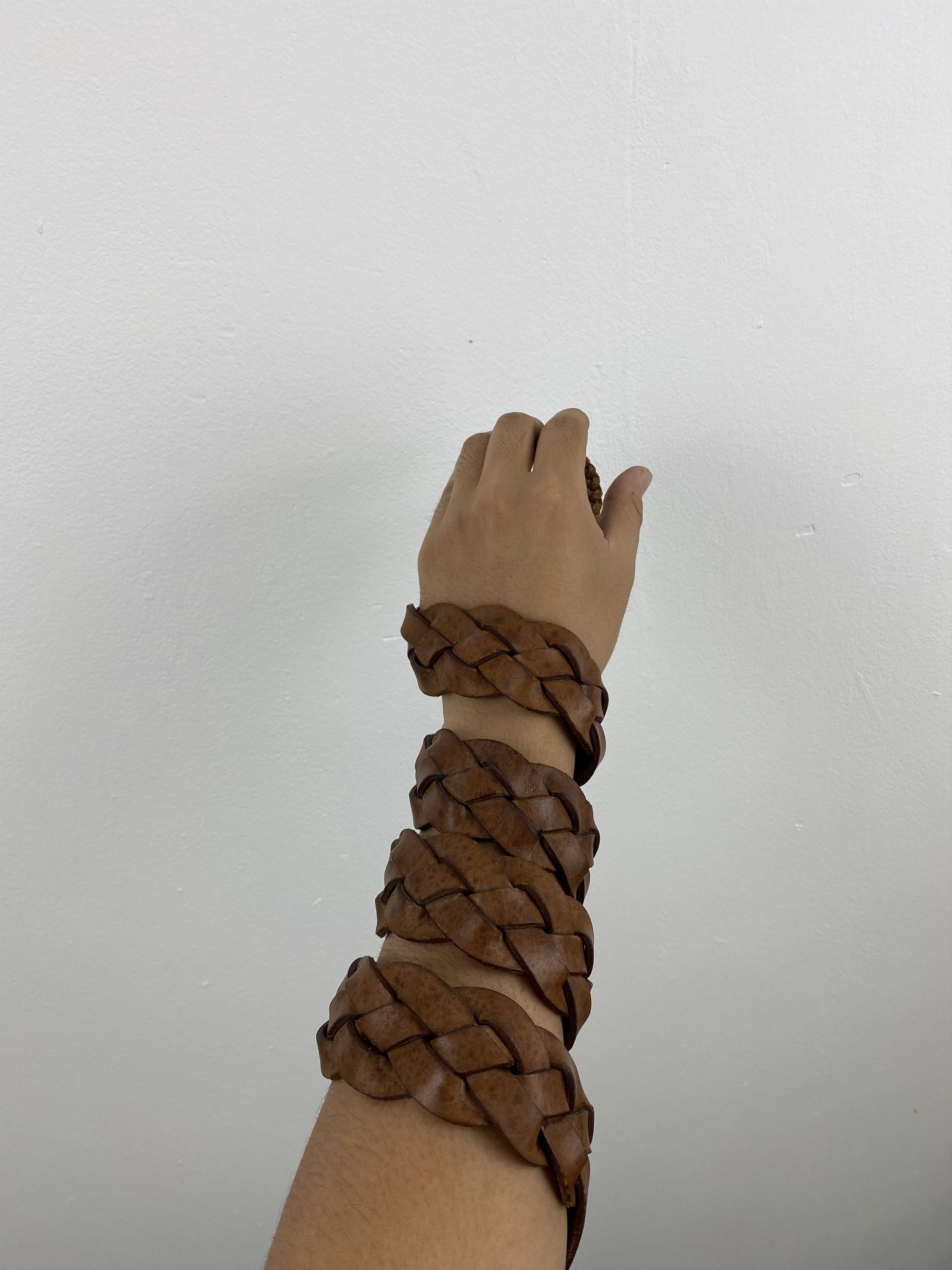 If Six Was Nine Vintage 80s Japanese Brand Braided Waist Belt B0003 Size ONE SIZE - 2 Thumbnail