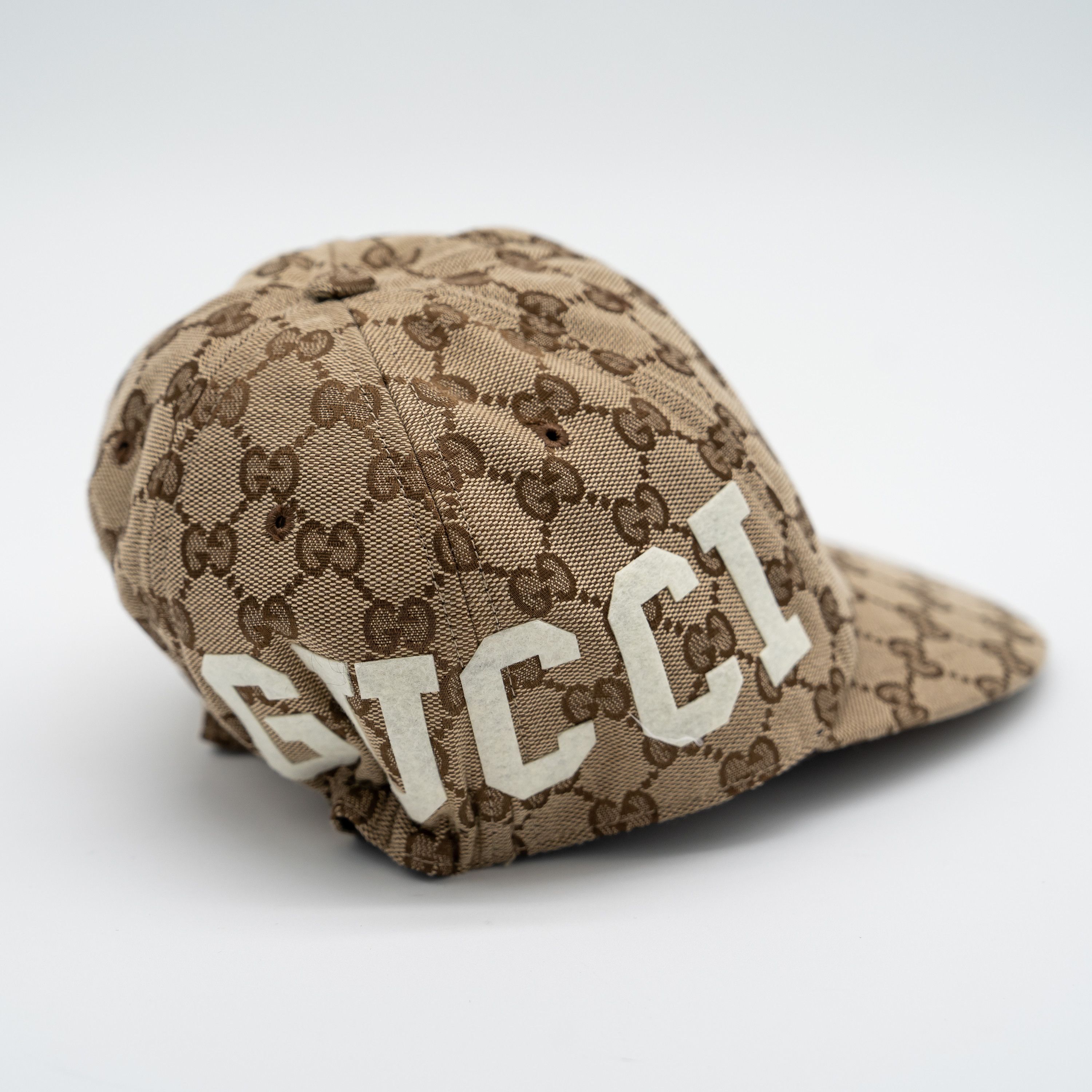 Gucci S Gucci GG Print Baseball Cap Hat Brown Beige logo 25 Size ONE SIZE - 2 Thumbnail