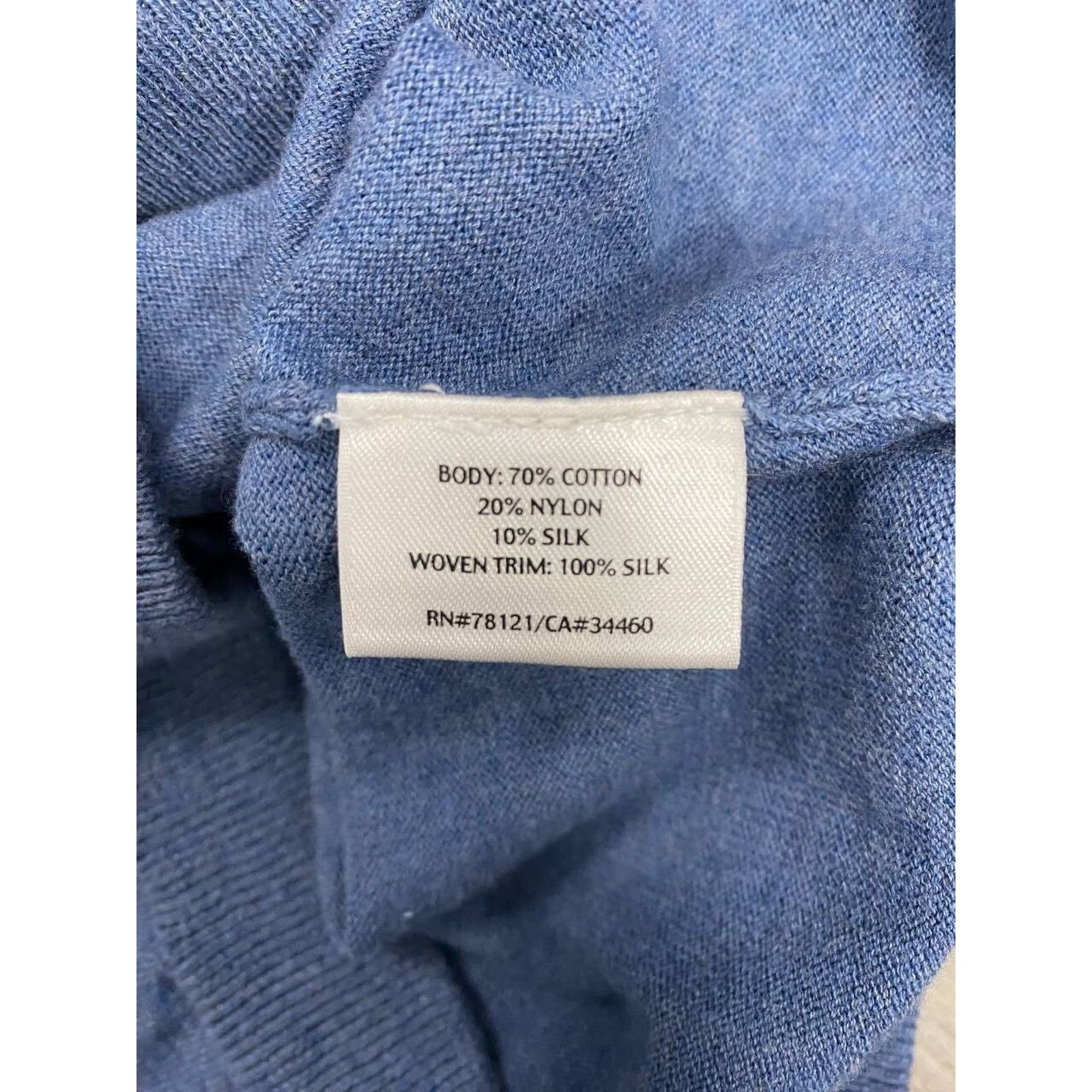 Eileen Fisher Eileen Fisher Blouse top Blue Round Neck Silk Pet S A000701 Size S / US 4 / IT 40 - 6 Thumbnail