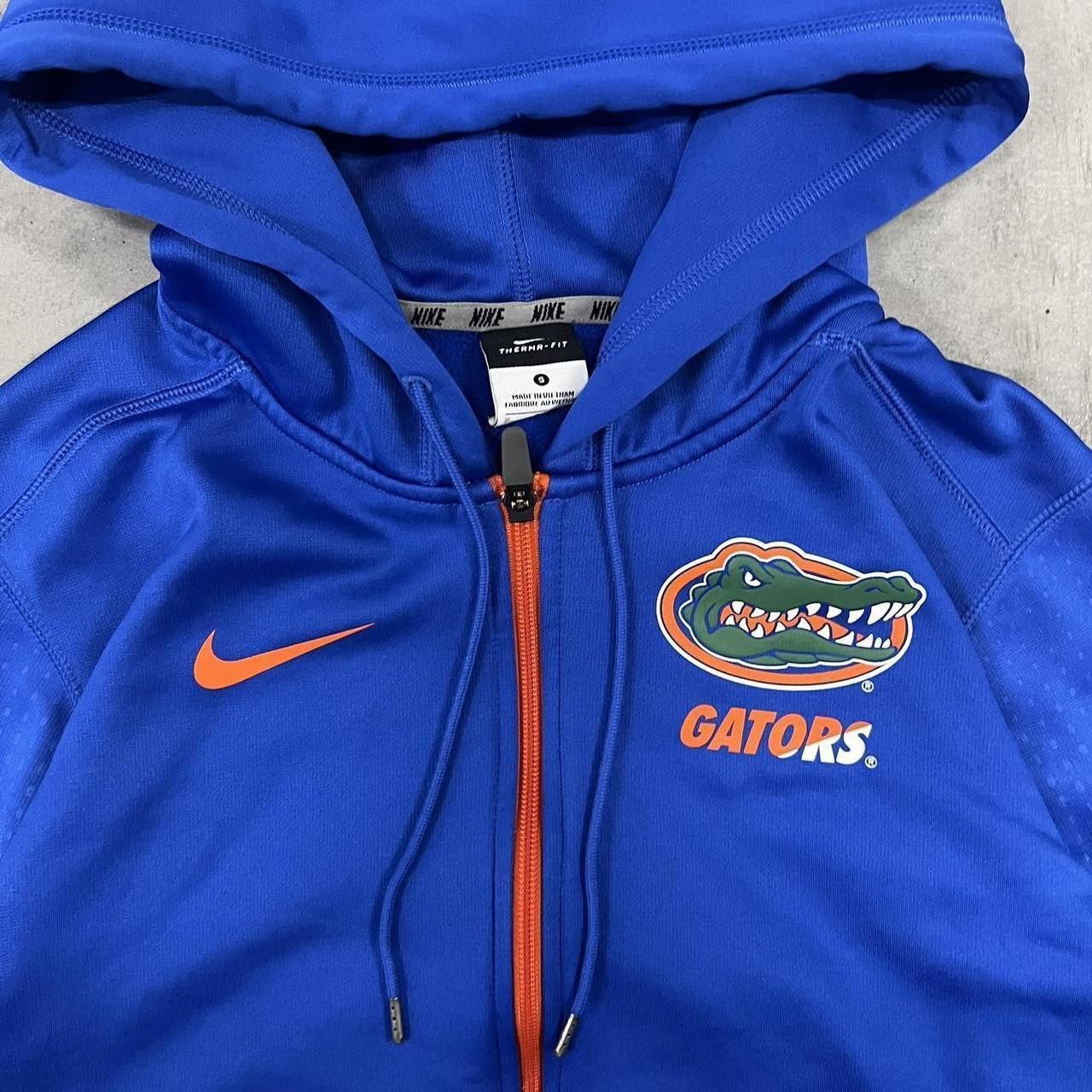 Nike Crazy Vintage Y2K/2000s Nike University Of Florida Gators Therma Fit ZipUp Hoodie! Size US S / EU 44-46 / 1 - 4 Thumbnail