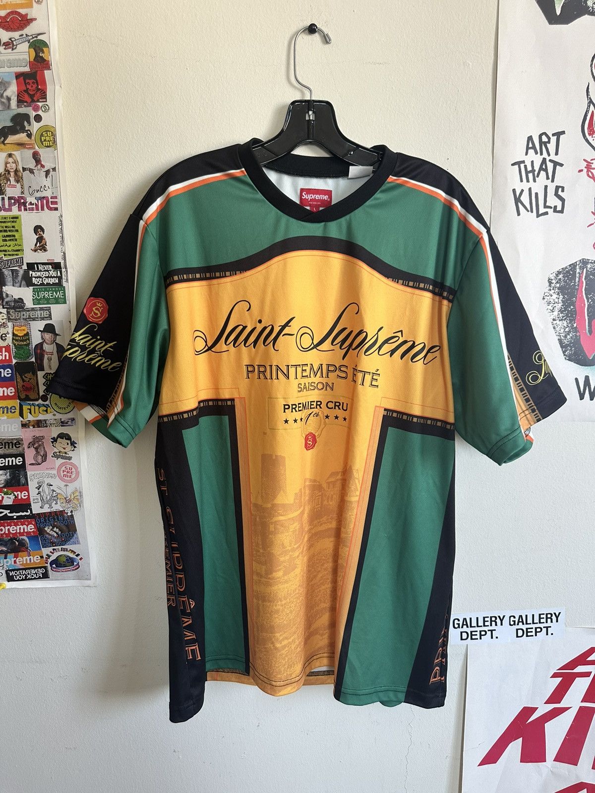 Supreme Supreme Premier Soccer Jersey Green | Grailed 