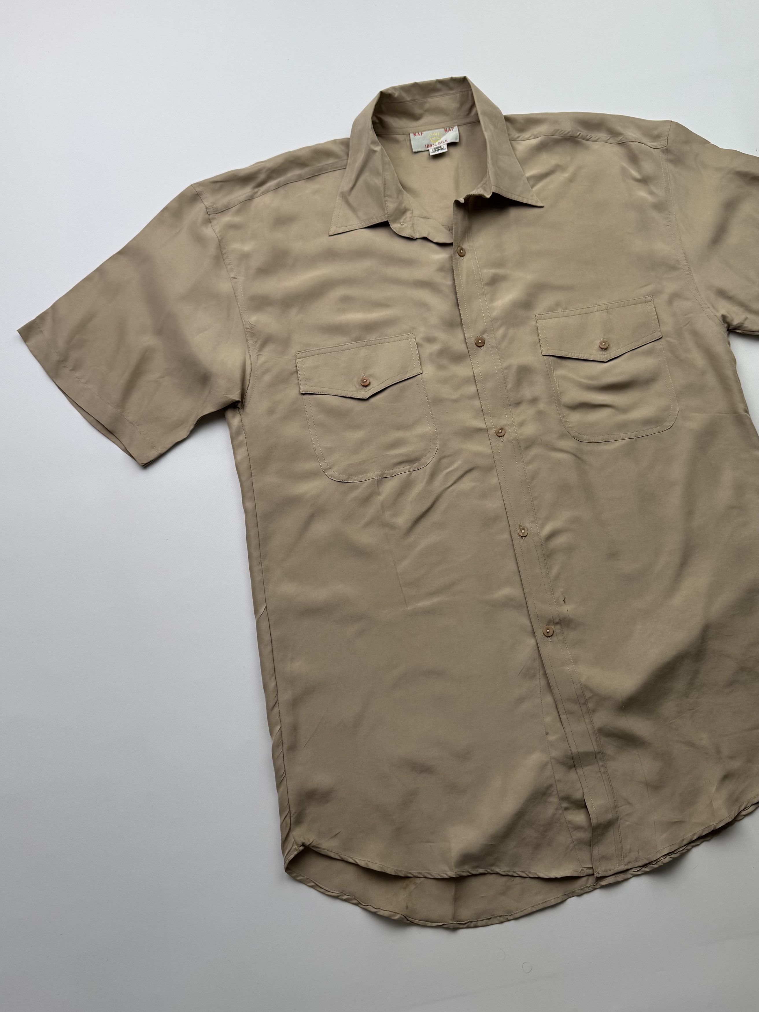 Japanese Brand Vintage Silk Shirt B624(V471)E2 Size US XXL / EU 58 / 5 - 2 Thumbnail