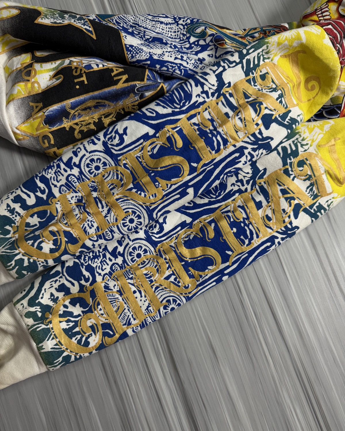 Christian Audigier Christian Audigier Y2K All Over Print Graphic Zip Hoodie Size US XS / EU 42 / 0 - 7 Thumbnail