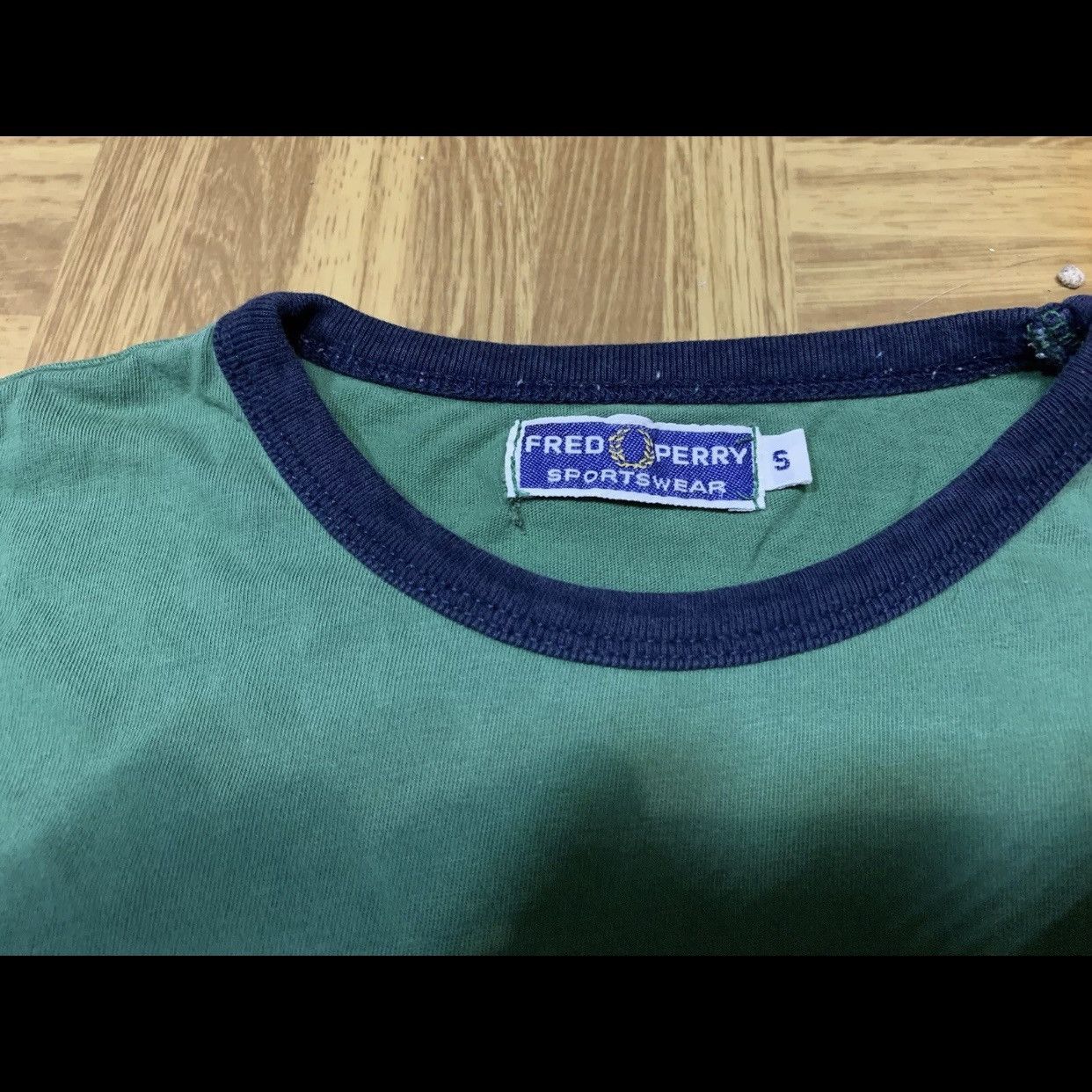 Fred Perry × Vintage 80s 90s Vintage Fred Perry T Shirt Skins Mod Casuals Green Size US S / EU 44-46 / 1 - 8 Thumbnail