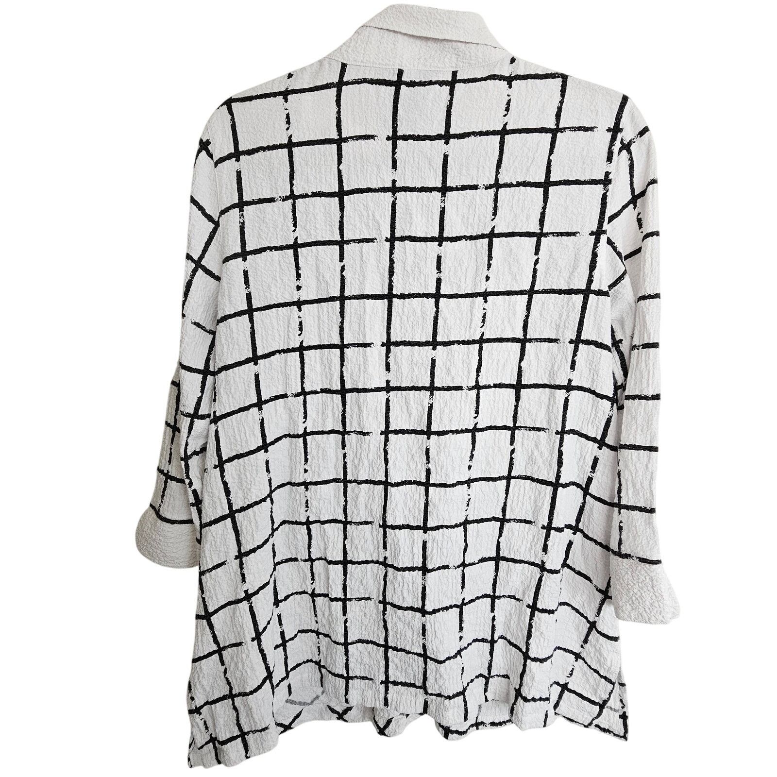 Alife Ali Miles Womens Crinkle Lagenlook Top Sz S Art To Wear Size S / US 4 / IT 40 - 9 Thumbnail