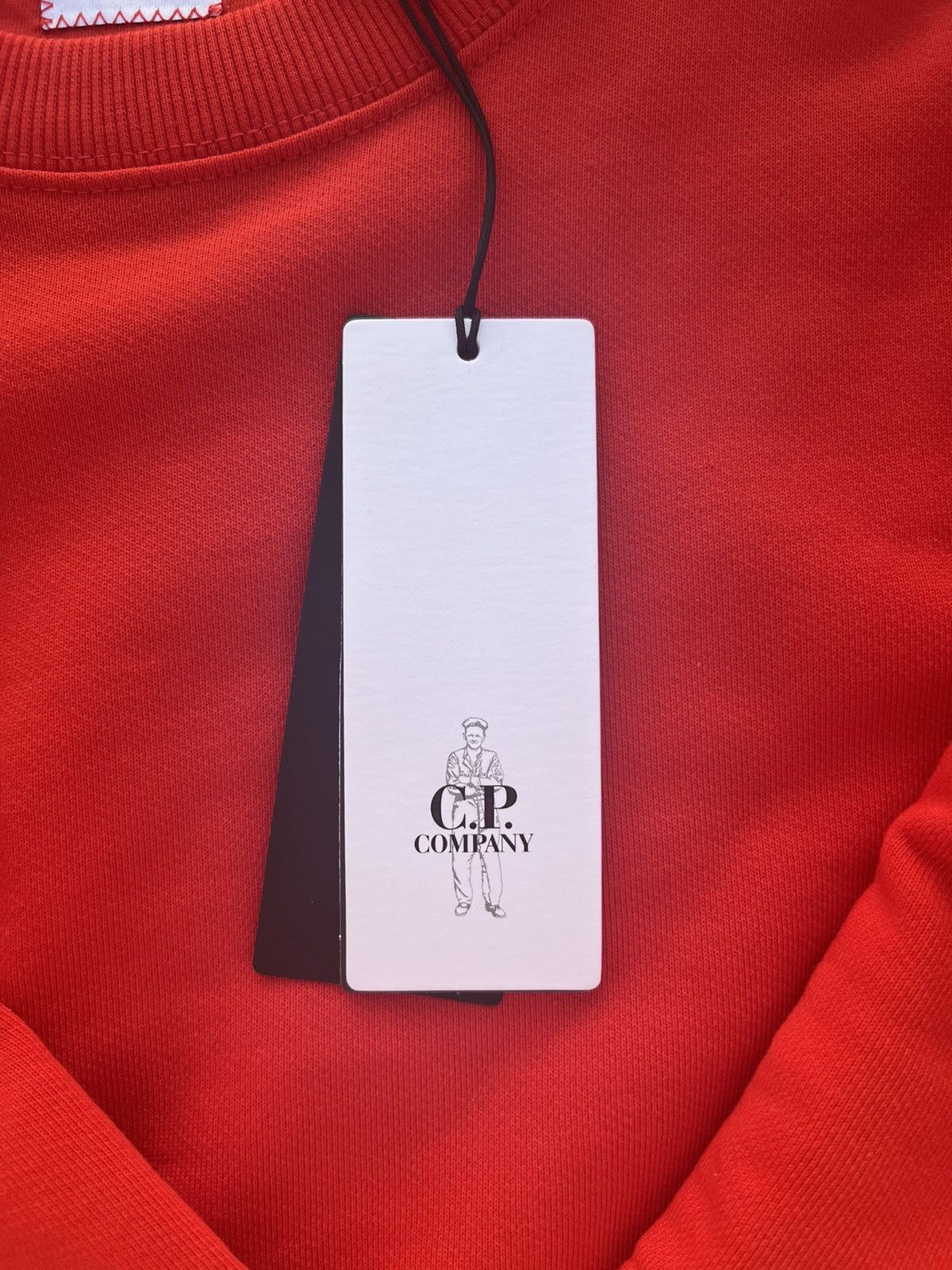C.P. Company C.P. Company Crew Neck Diagonal Raised Fleece Size US L / EU 52-54 / 3 - 4 Thumbnail