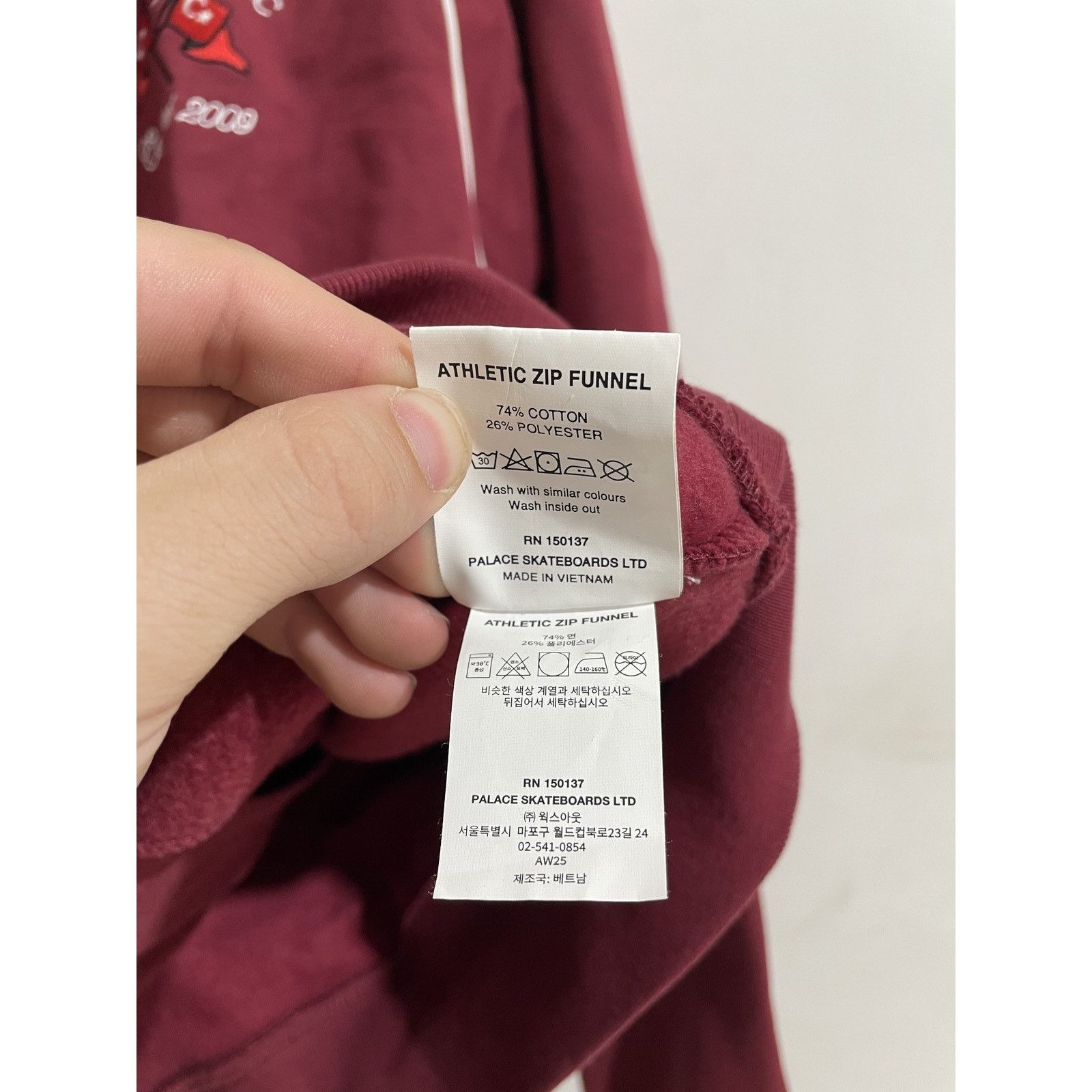 Palace PALACE ATHELTIC ZIP FUNNEL BERG SIZE XL PREOWNED Size US XL / EU 56 / 4 - 3 Thumbnail