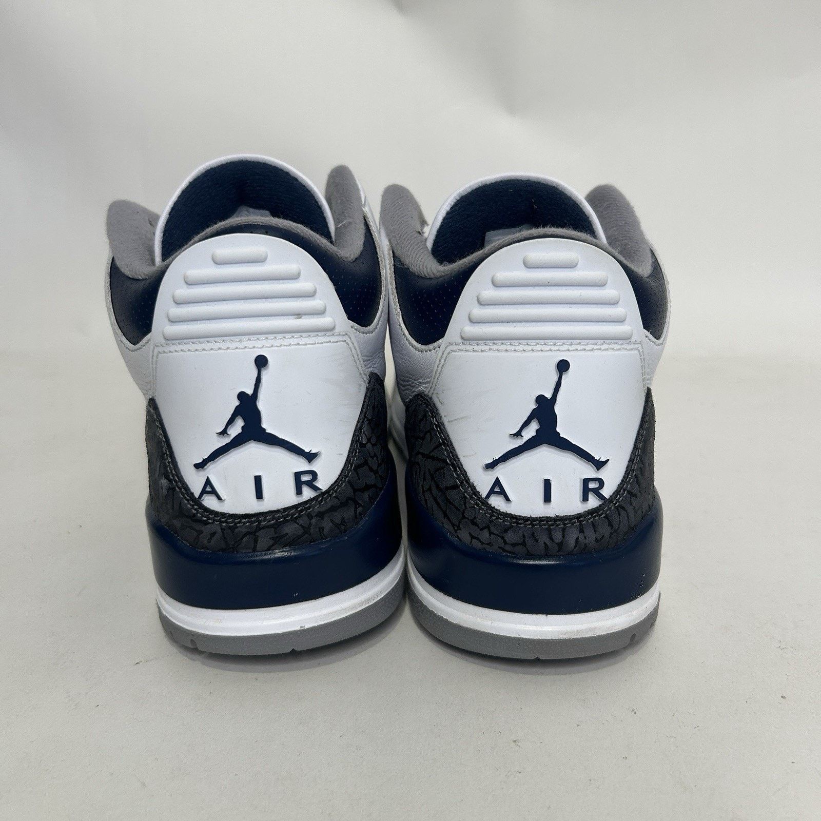 Jordan Brand Nike Air Jordan 3 Retro “White Midnight Navy Cement Grey” Size US 13 / EU 46 - 5 Thumbnail