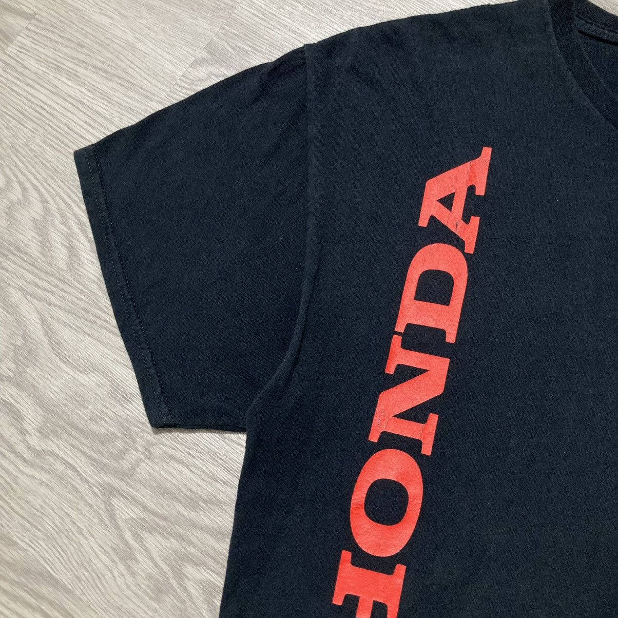 Honda Vintage Honda Hot Lap Logo Graphic T-shirt Black Size US XL / EU 56 / 4 - 6 Thumbnail