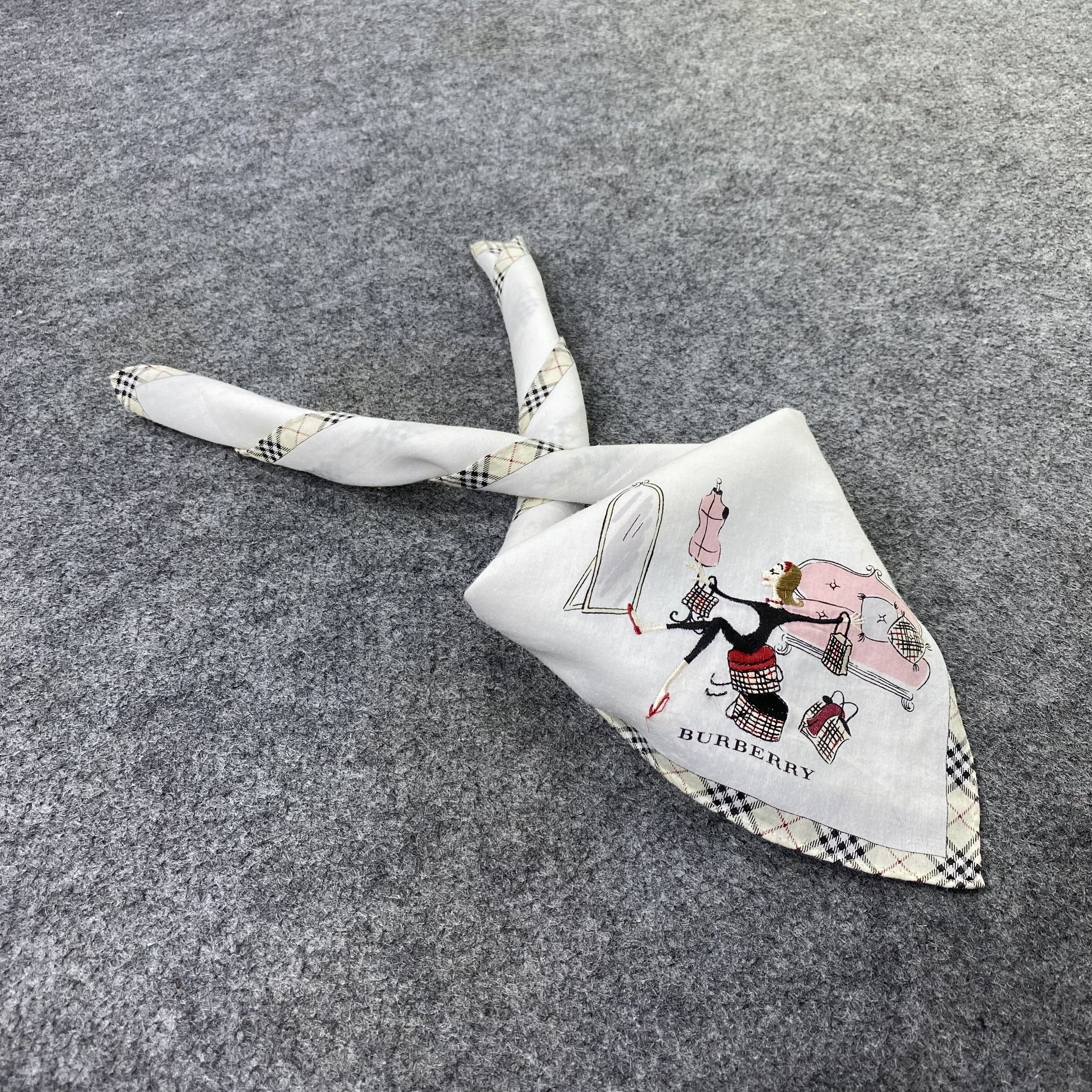 Burberry Burberry Handkerchief / Bandana / Neckerchief-B2303 Size ONE SIZE - 1 Thumbnail