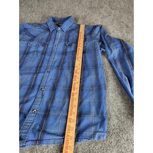Cody James Cody James Plaid Button Up Shirt Men Sz L Blue Work Western Size US L / EU 52-54 / 3 - 3 Thumbnail