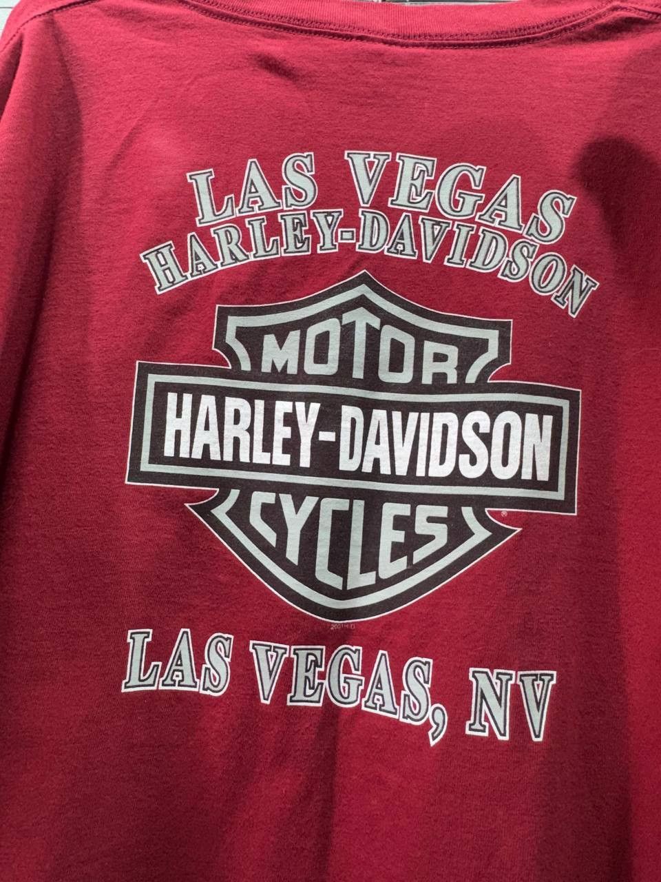 Vintage Vintage 2000 Harley Davidson Las Vegas Long Sleeve T-Shirt Size US XL / EU 56 / 4 - 18 Thumbnail