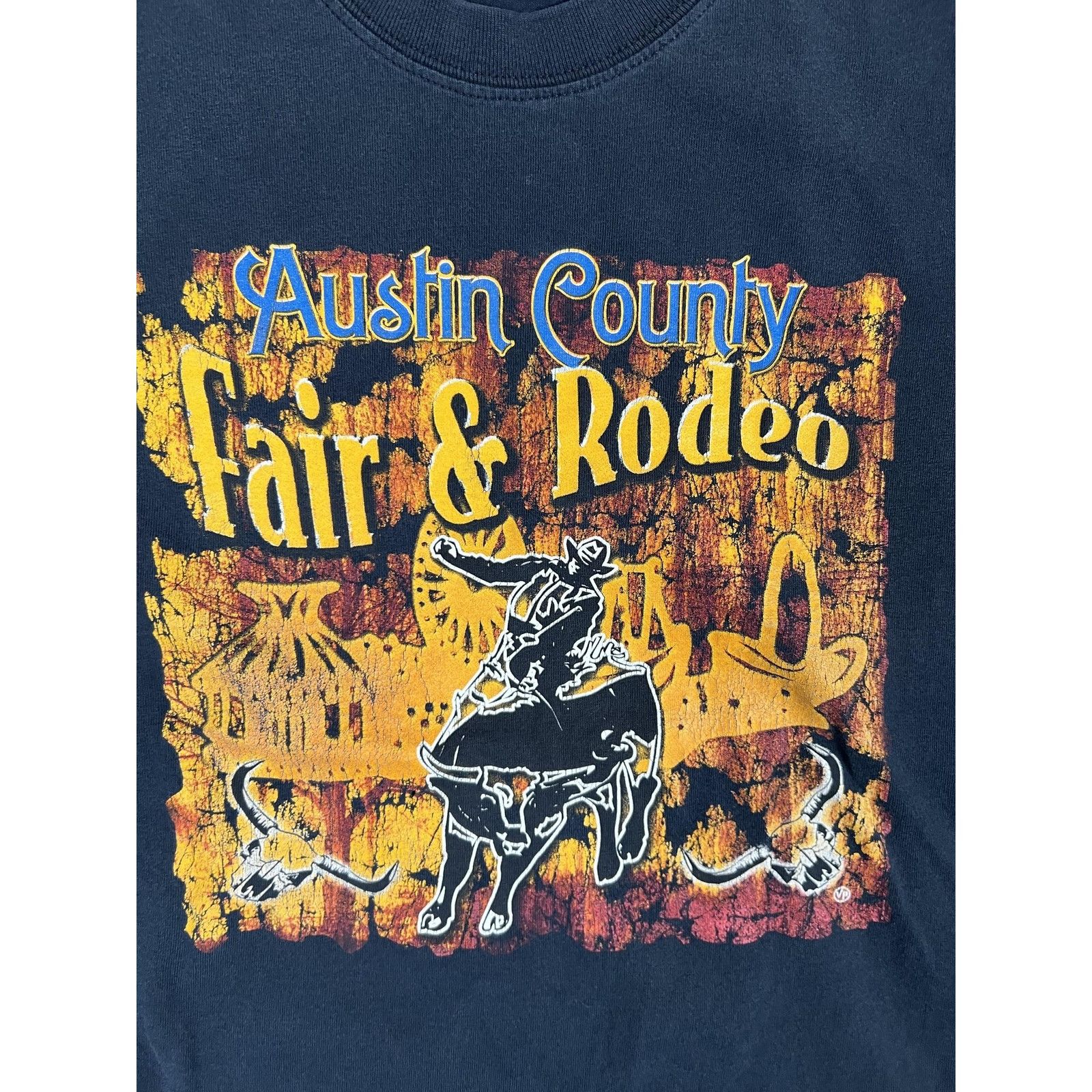 Other Austin County Fair & Rodeo T-Shirt Mens Large Black Graphic Size US L / EU 52-54 / 3 - 2 Thumbnail