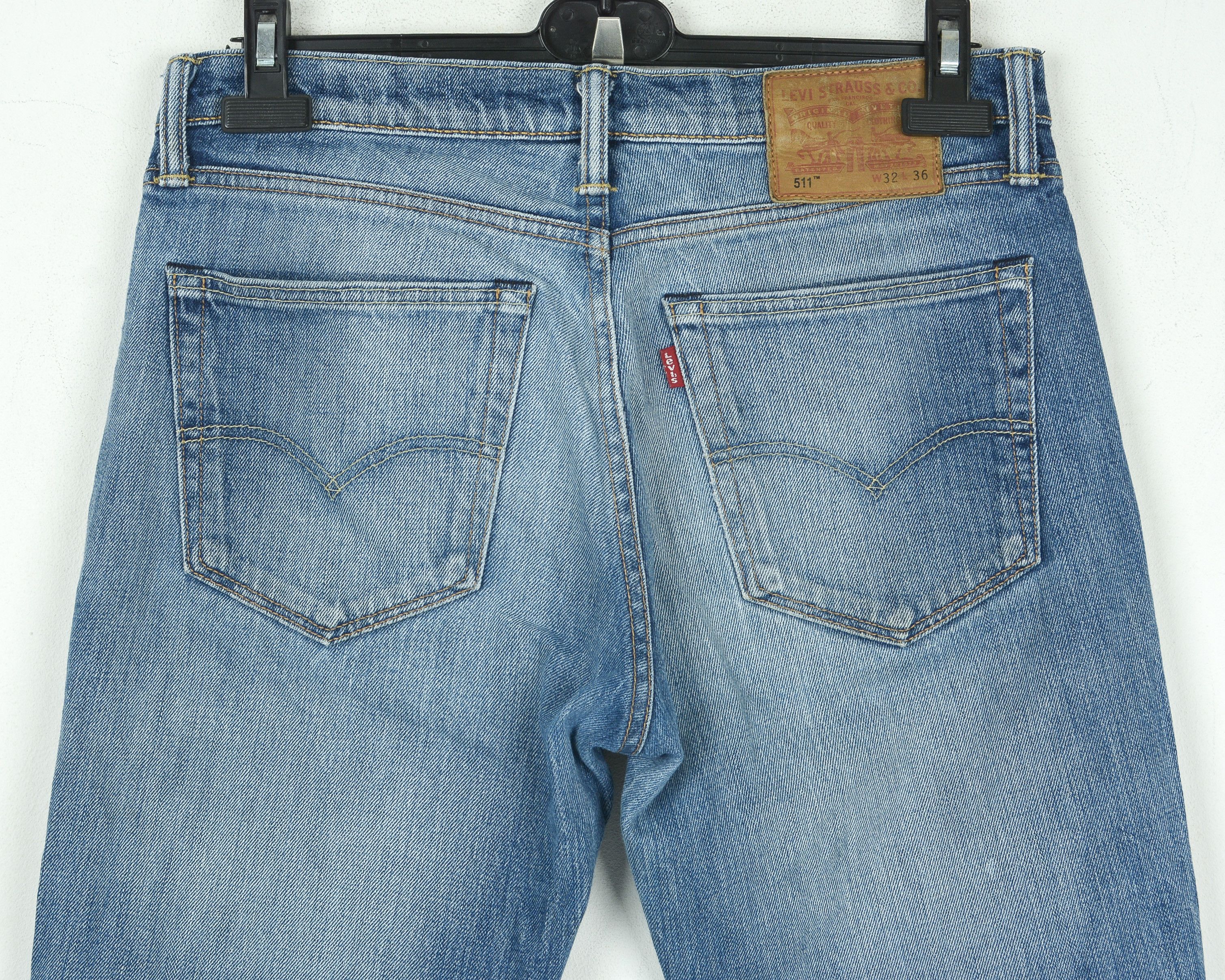 Levi's White Oak Cone denim Men 511 W32 L36 Slim Jeans Trousers Size US 32 / EU 48 - 3 Thumbnail