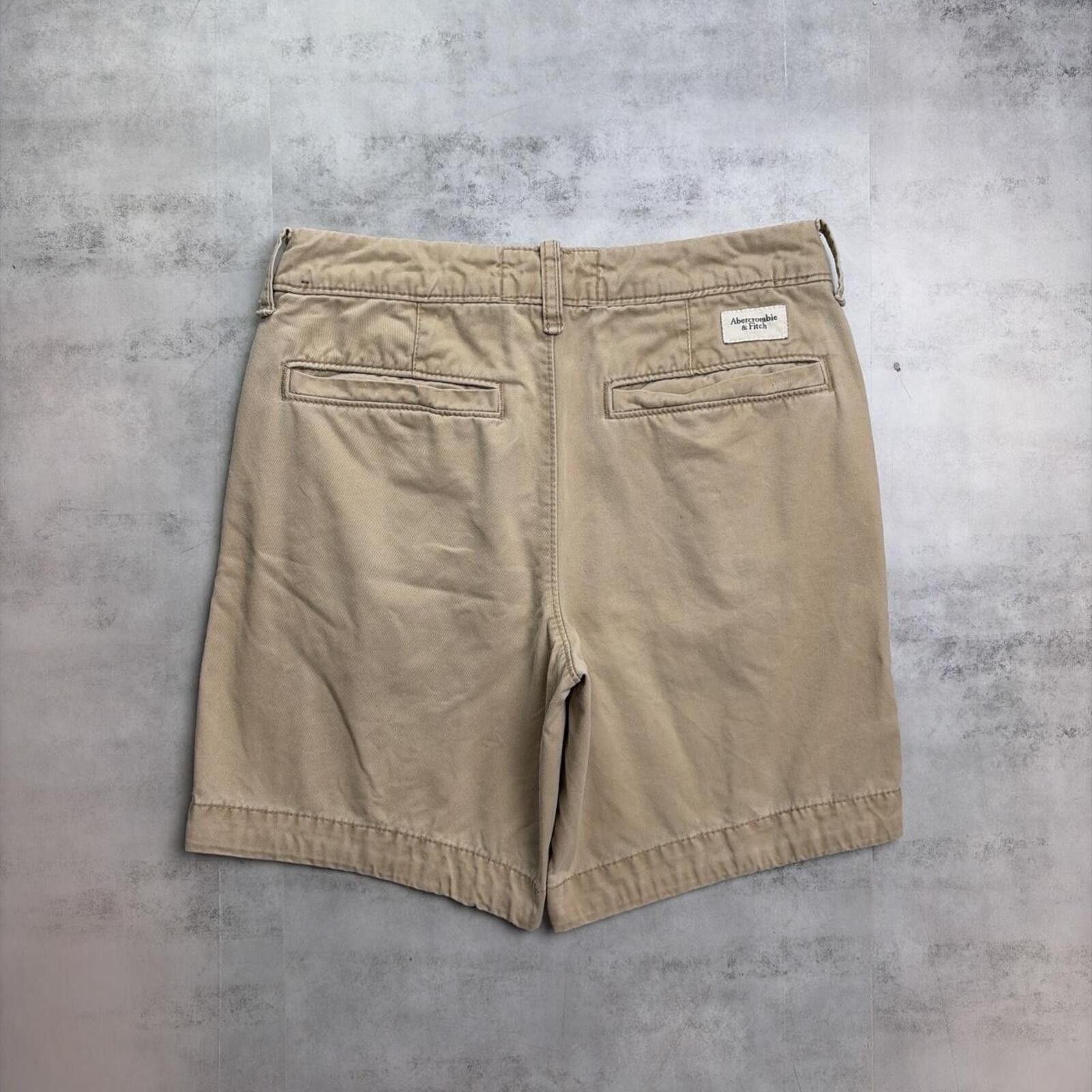 Abercrombie & Fitch Y2K Beige Abercrombie & Fitch Grunge Skater Shorts Size US 28 / EU 44 - 1 Thumbnail