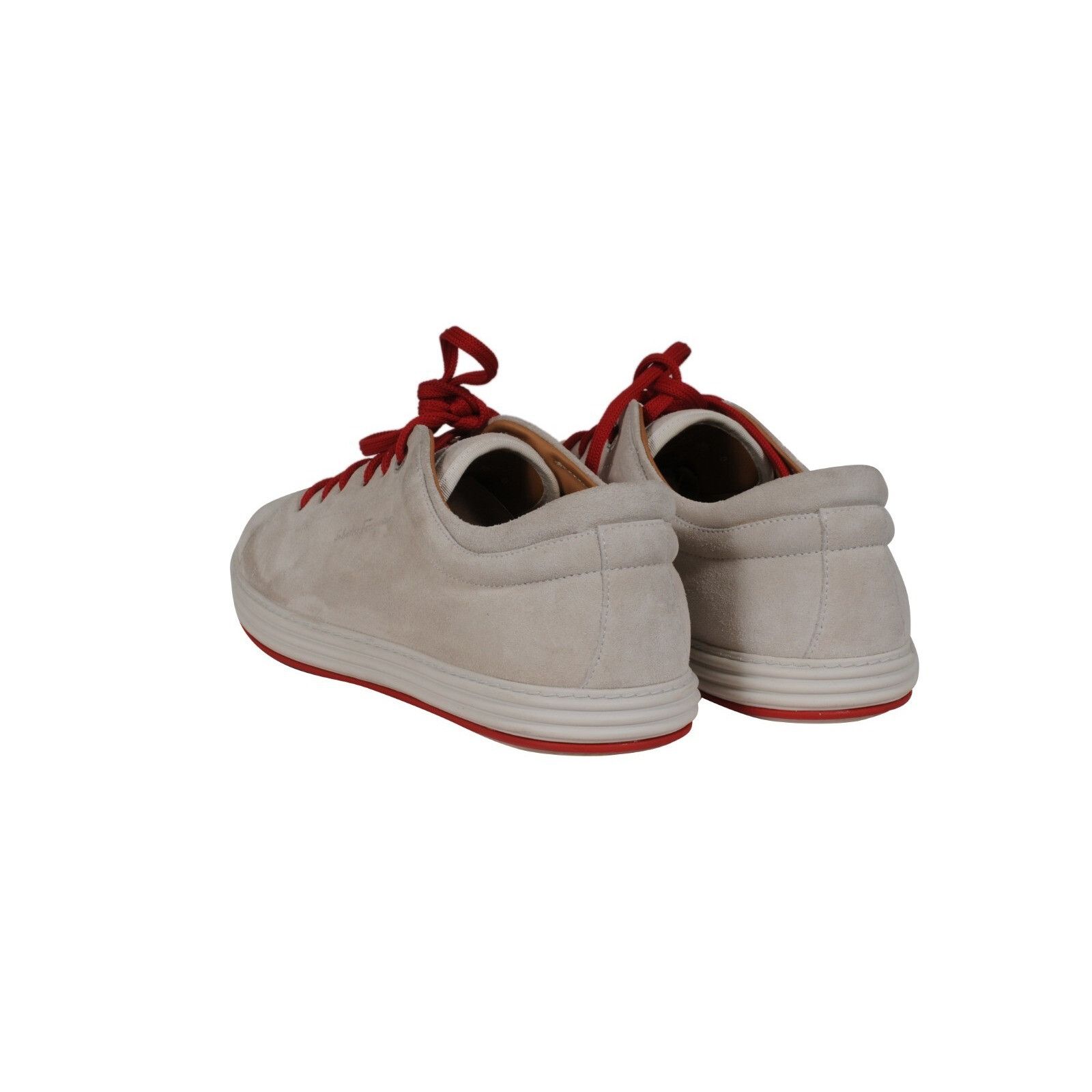 Salvatore Ferragamo Low Top Sneakers Beige - 02599 Size US 11 / EU 44 - 5 Thumbnail