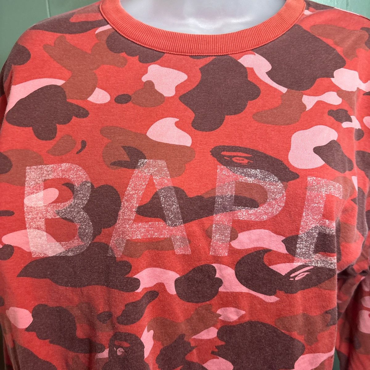 Bape × Vintage BAPE Og nigo era nerd camo reversible crewneck sweater Size US M / EU 48-50 / 2 - 2 Thumbnail