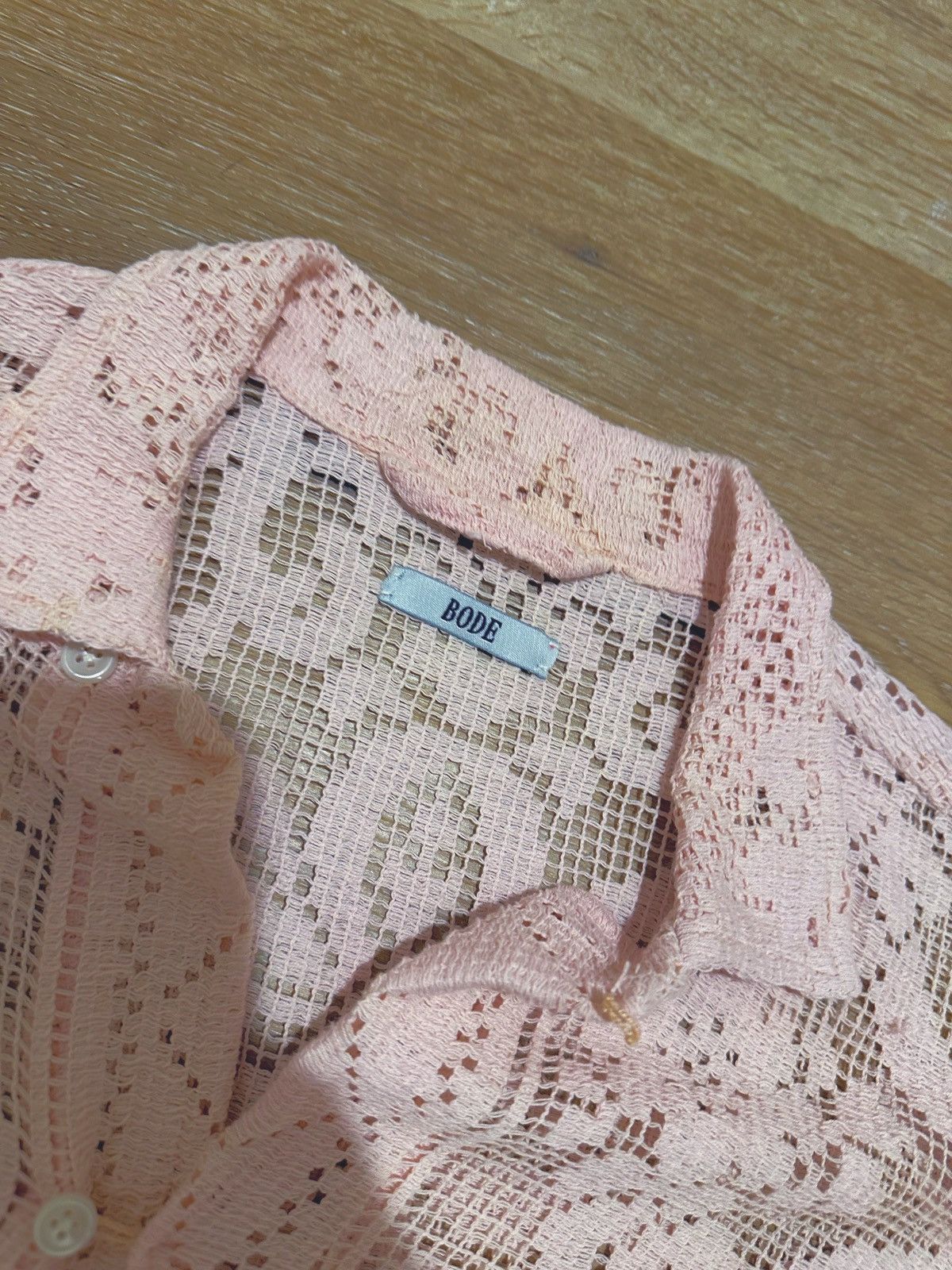 Bode Bode Ribbon Lace Shirt One of Kind Size US M / EU 48-50 / 2 - 3 Thumbnail