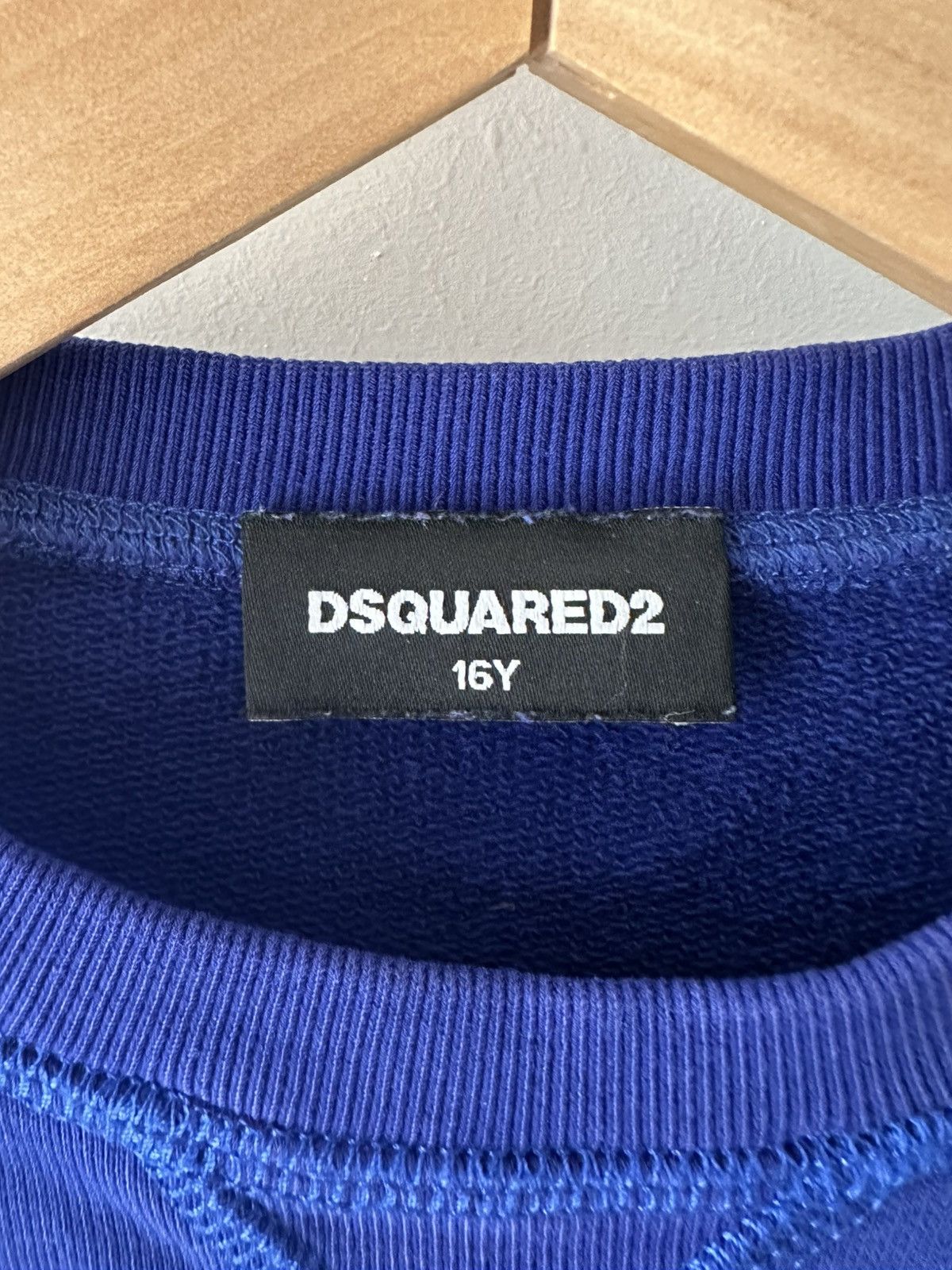 Dsquared2 “DSQUARED2 Ceresio 9 Milano Logo Sweatshirt- Blue - Size 16Y Size US XS / EU 42 / 0 - 8 Thumbnail