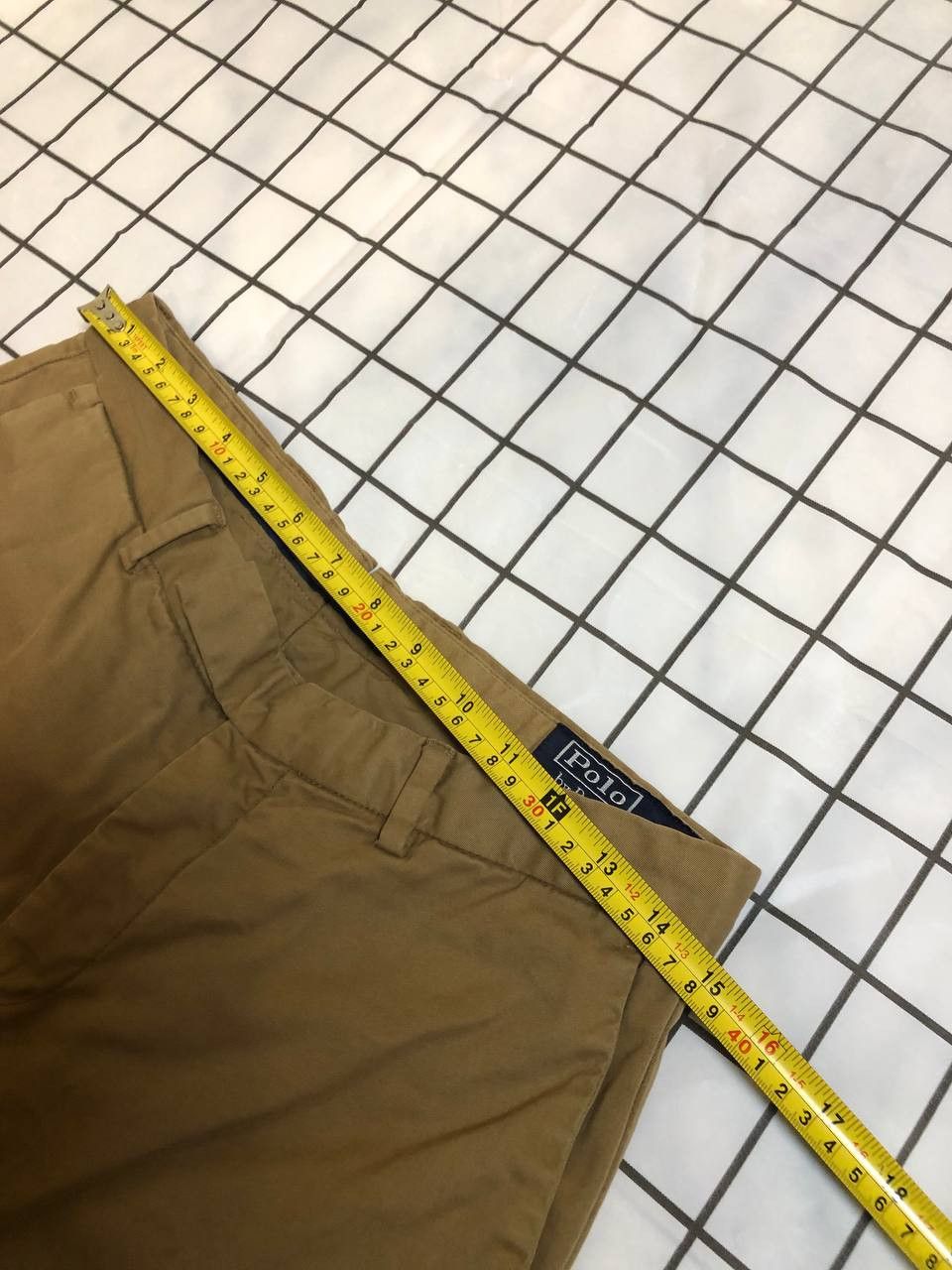 Polo Ralph Lauren Polo Ralph Lauren Mens Chino Trousers Slim Straight Beige Size US 31 - 7 Thumbnail