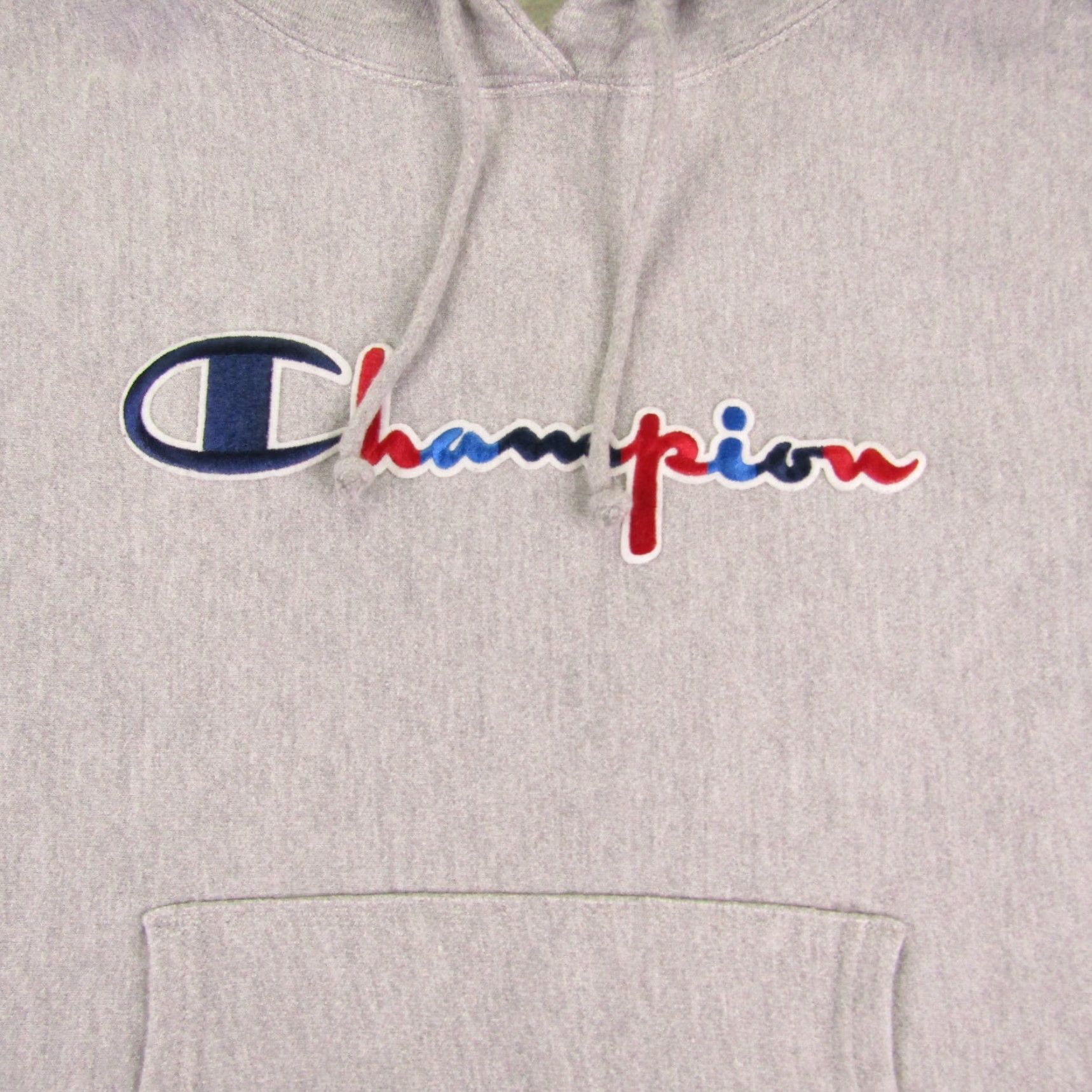 Champion Champion Hoodie Womens Medium Gray Reverse Weave Pullover Sweatshirt Logo Size M / US 6-8 / IT 42-44 - 3 Thumbnail