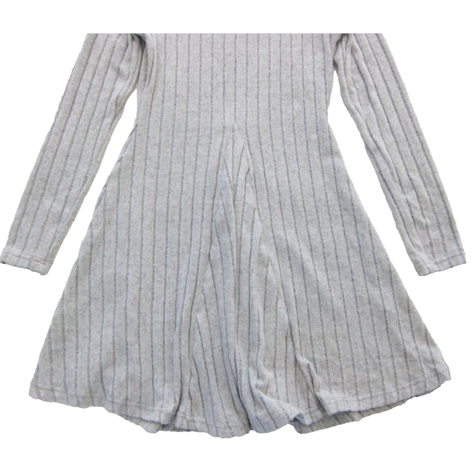 Shein NWT Shein Frenchy Soft Grey Ribbed Stretch Fleece Mock Neck Long Sleeve Dress M Size M / US 6-8 / IT 42-44 - 7 Thumbnail