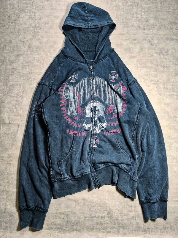 Affliction 2x oversize affliction hoodie reversibile Size US XXL / EU 58 / 5 - 1 Thumbnail