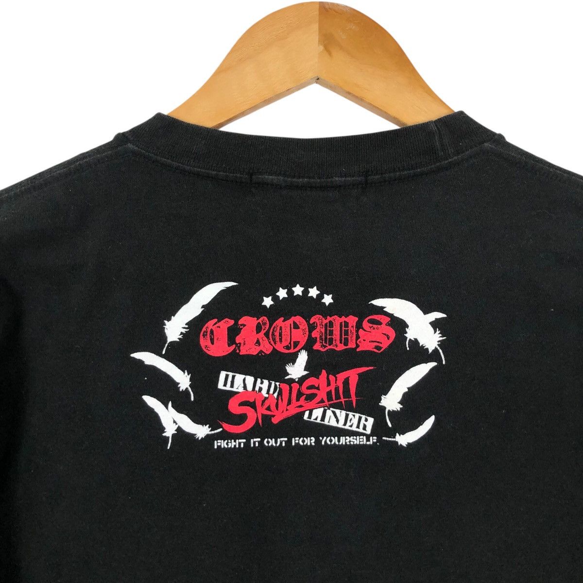 Japanese Brand SKULLSHIT Hardliner Croms T Shirt Size US S / EU 44-46 / 1 - 5 Thumbnail