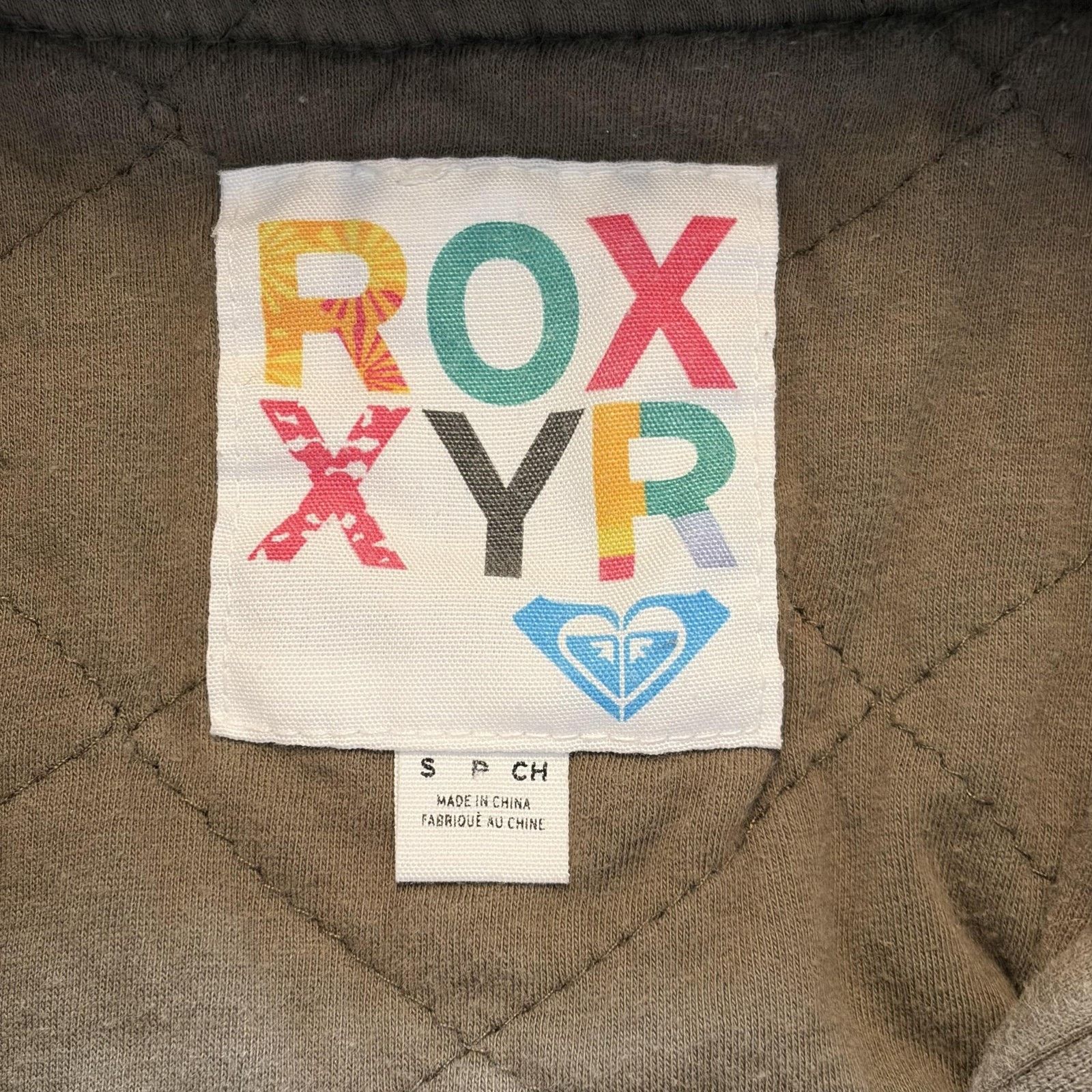 Vintage Roxy Jacket Womens Small Brown Faux Fur Hooded Toggle Size S / US 4 / IT 40 - 10 Thumbnail