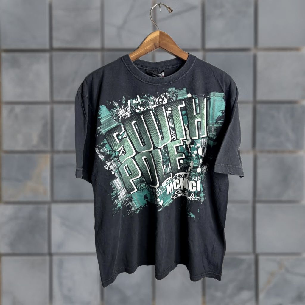 Southpole Southpole Shirt Mens L Black Graffiti Logo Graphic Tee Y2K Streetwear Size US L / EU 52-54 / 3 - 1 Thumbnail