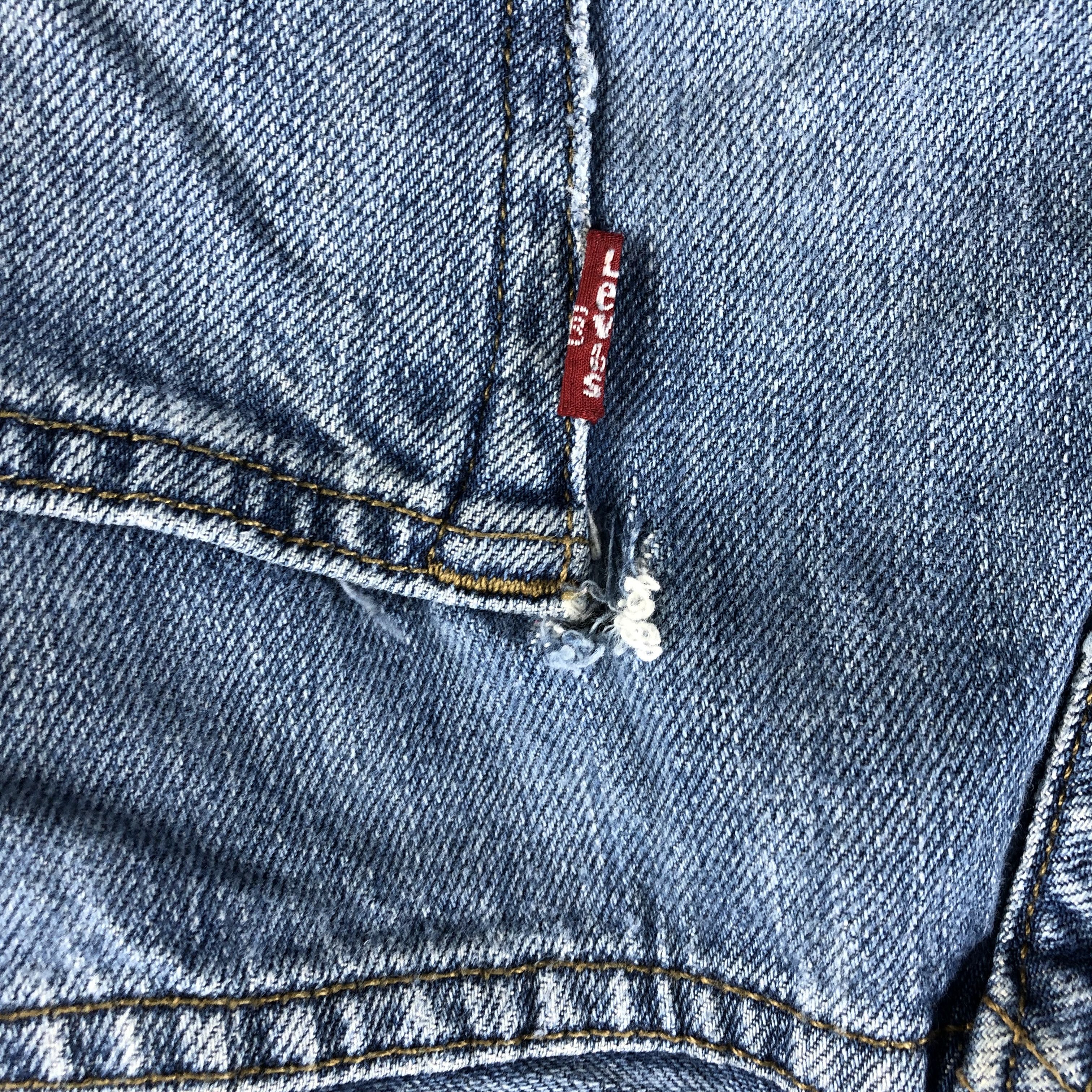 Levi's Vintage Blue Wash Levis 501 Jeans-J2538 Size US 37 - 8 Thumbnail