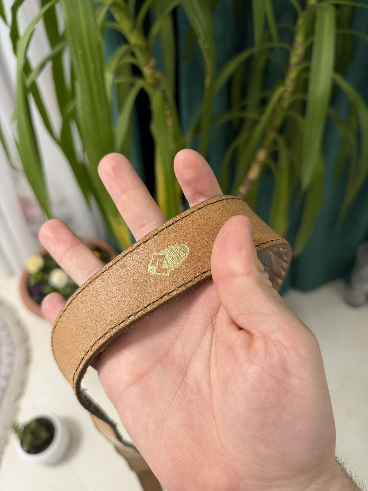 Japanese Brand Brown Snakeskin allover Y2K Belt kmrii styled Size 38 - 7 Thumbnail