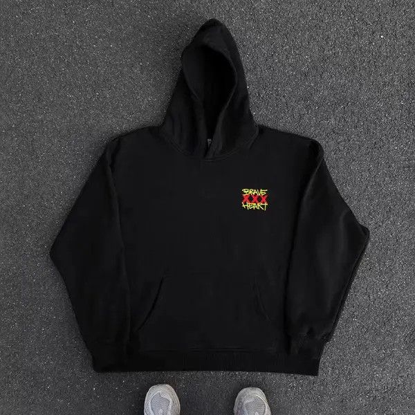 VIBE Street Letter Creative Print Quirky XXL Hooded Sweatshirt Size US XXL / EU 58 / 5 - 6 Thumbnail